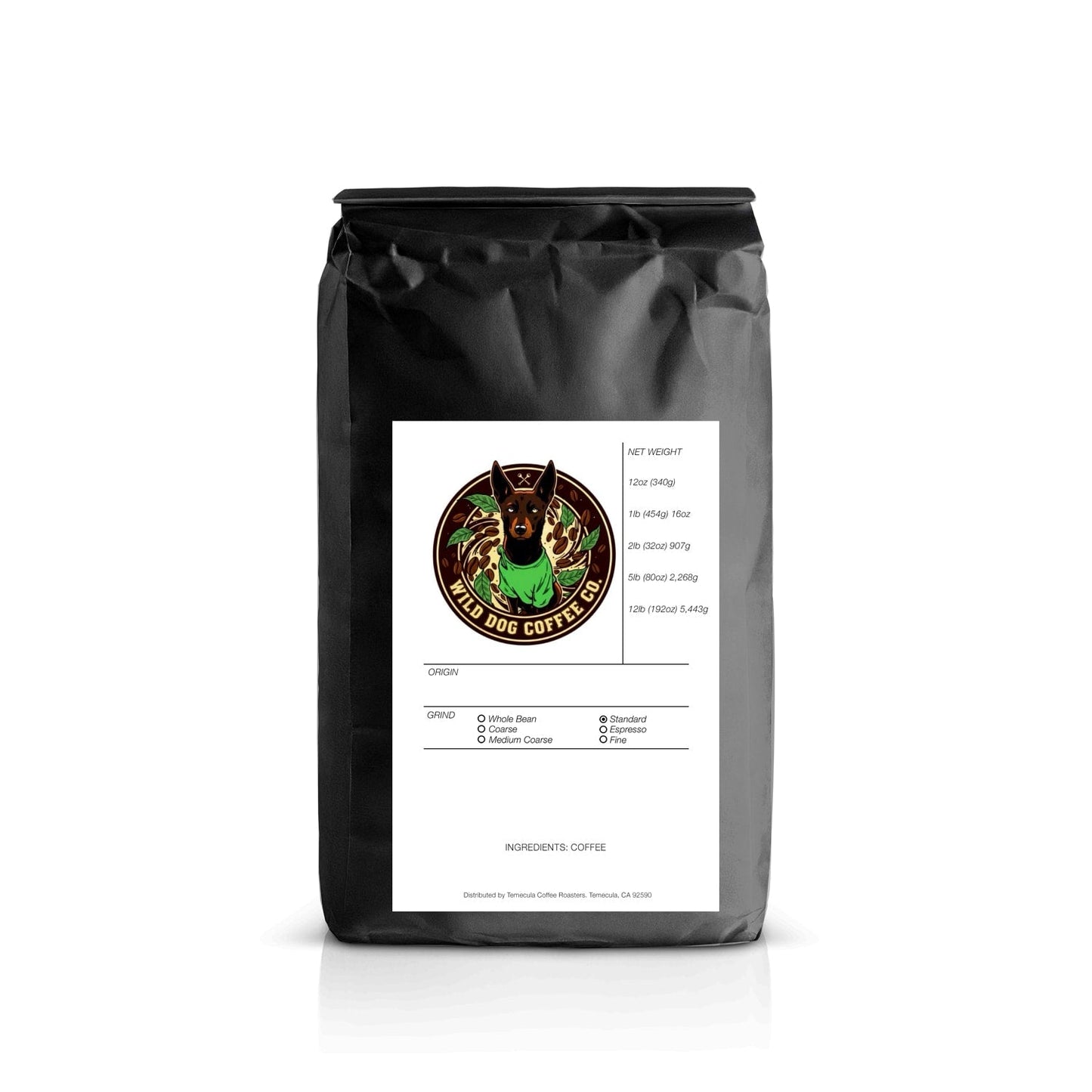 Italian Roast – coffee or tea by Wild Dog Coffee Co Italian Roast by Wild Dog Coffee Co.