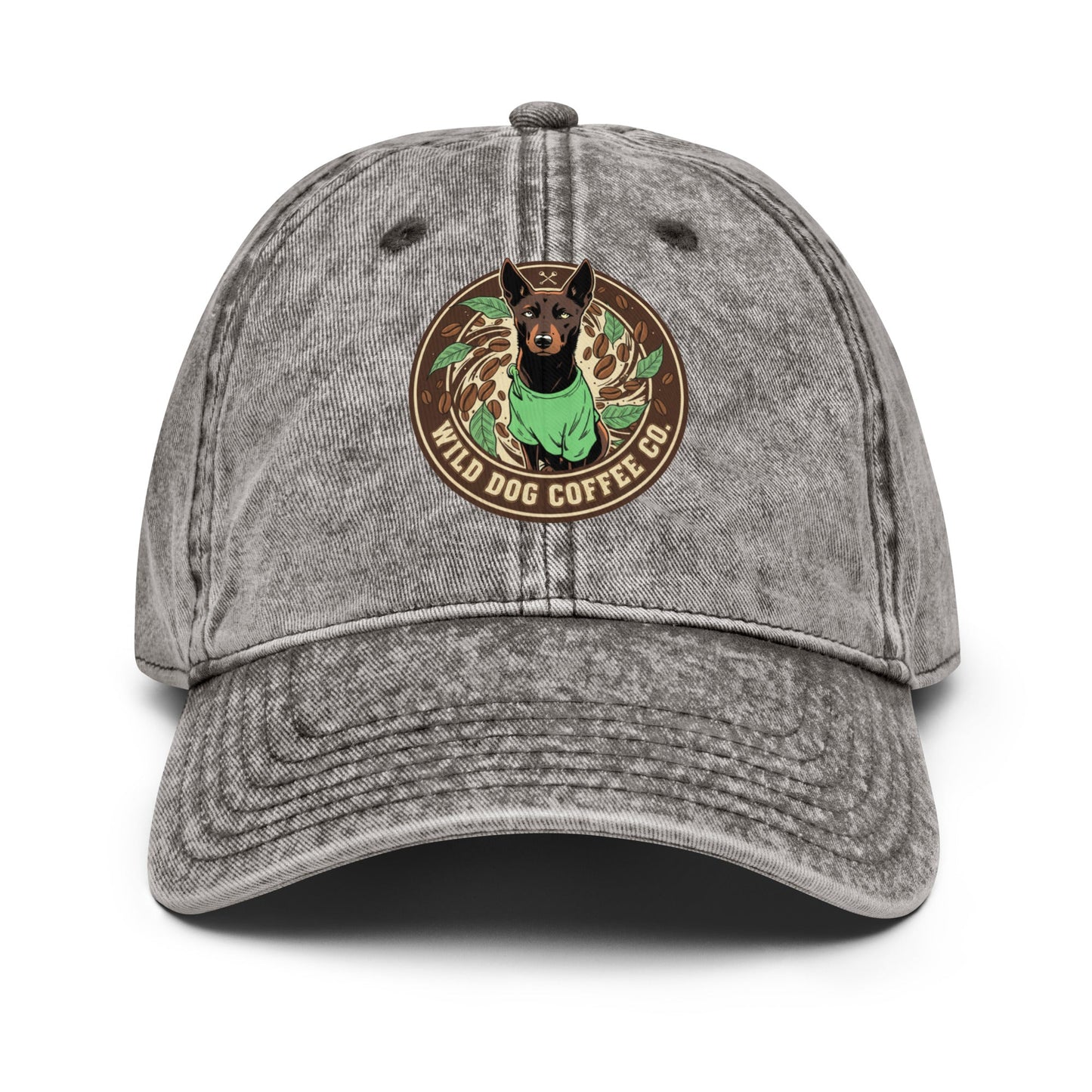 Vintage Cotton Twill Cap – coffee or tea by Wild Dog Coffee Co Vintage Cotton Twill Cap by Wild Dog Coffee Co.