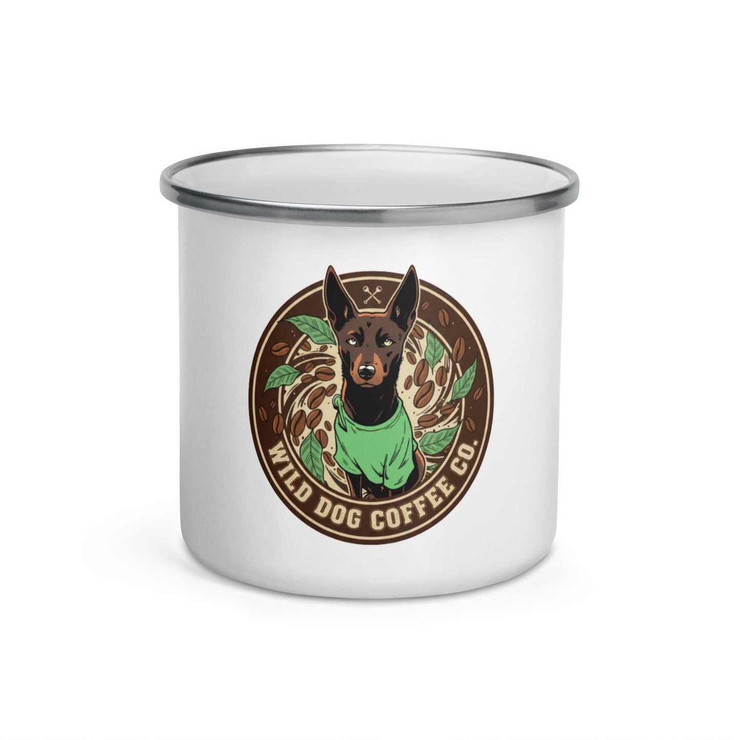 Enamel Mug – coffee or tea by Wild Dog Coffee Co Enamel Mug by Wild Dog Coffee Co.
