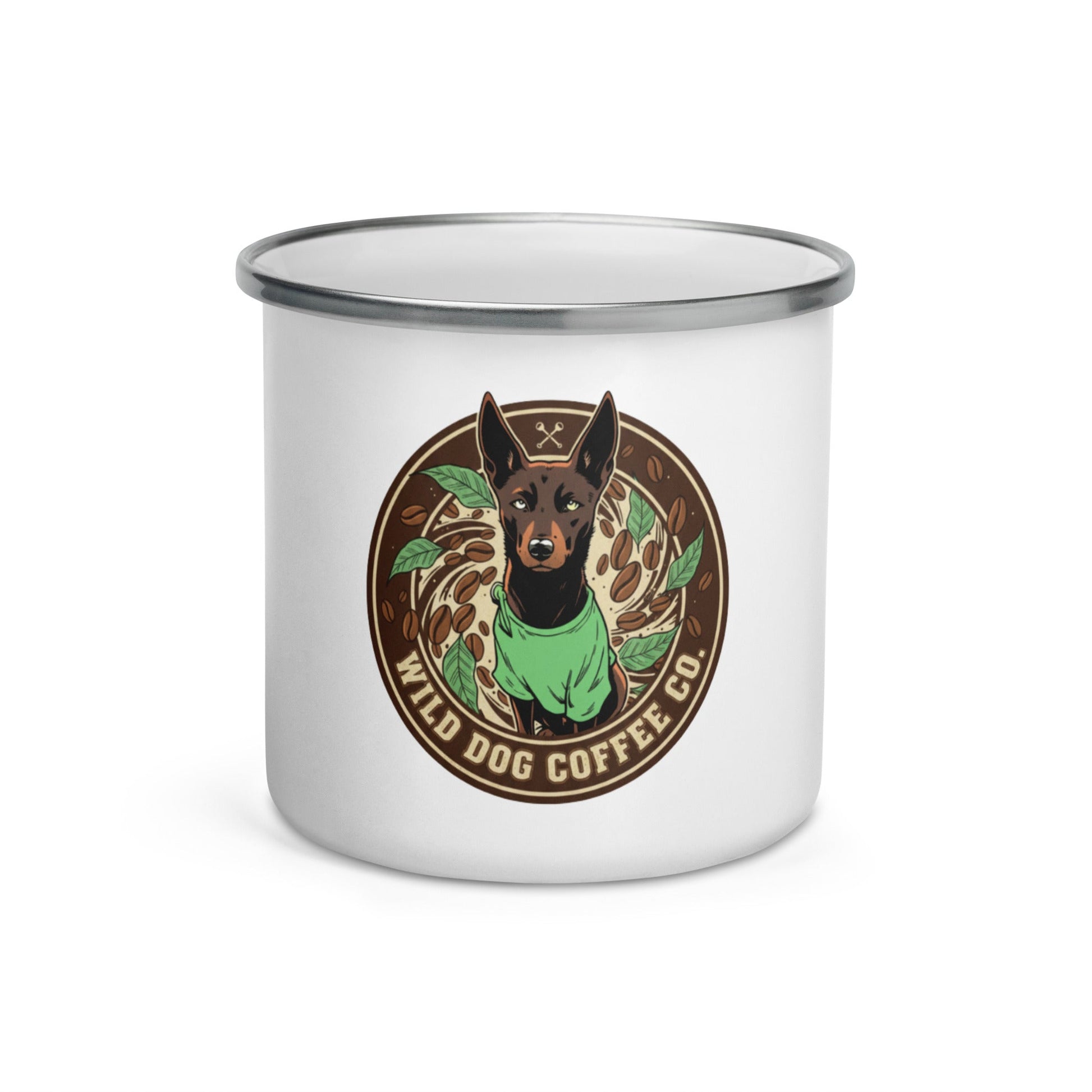 Enamel Mug – coffee or tea by Wild Dog Coffee Co Enamel Mug by Wild Dog Coffee Co.
