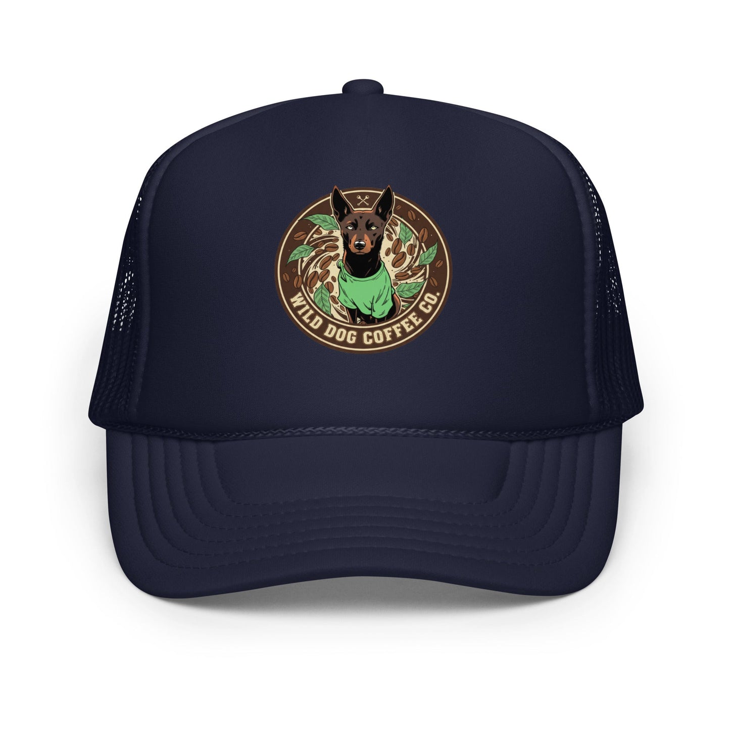 Foam trucker hat – coffee or tea by Wild Dog Coffee Co Foam trucker hat by Wild Dog Coffee Co.
