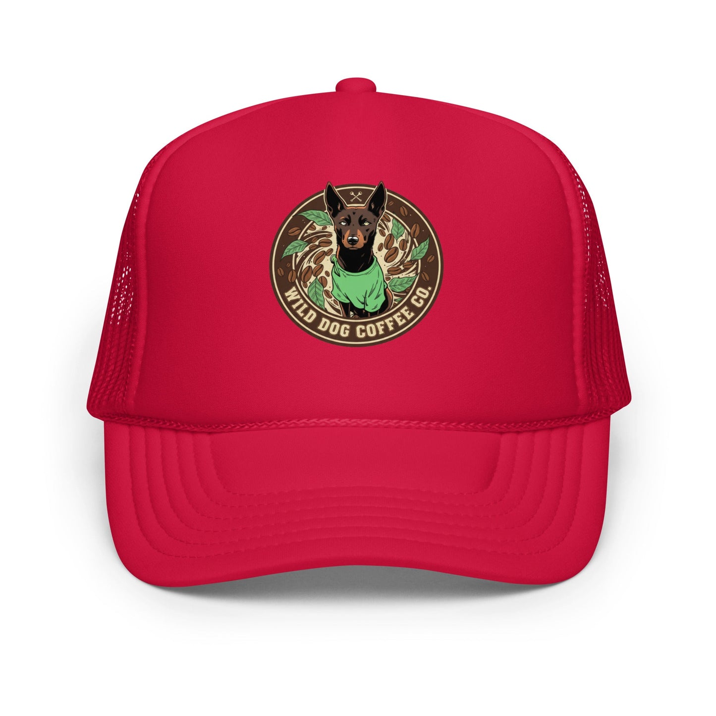 Foam trucker hat – coffee or tea by Wild Dog Coffee Co Foam trucker hat by Wild Dog Coffee Co.