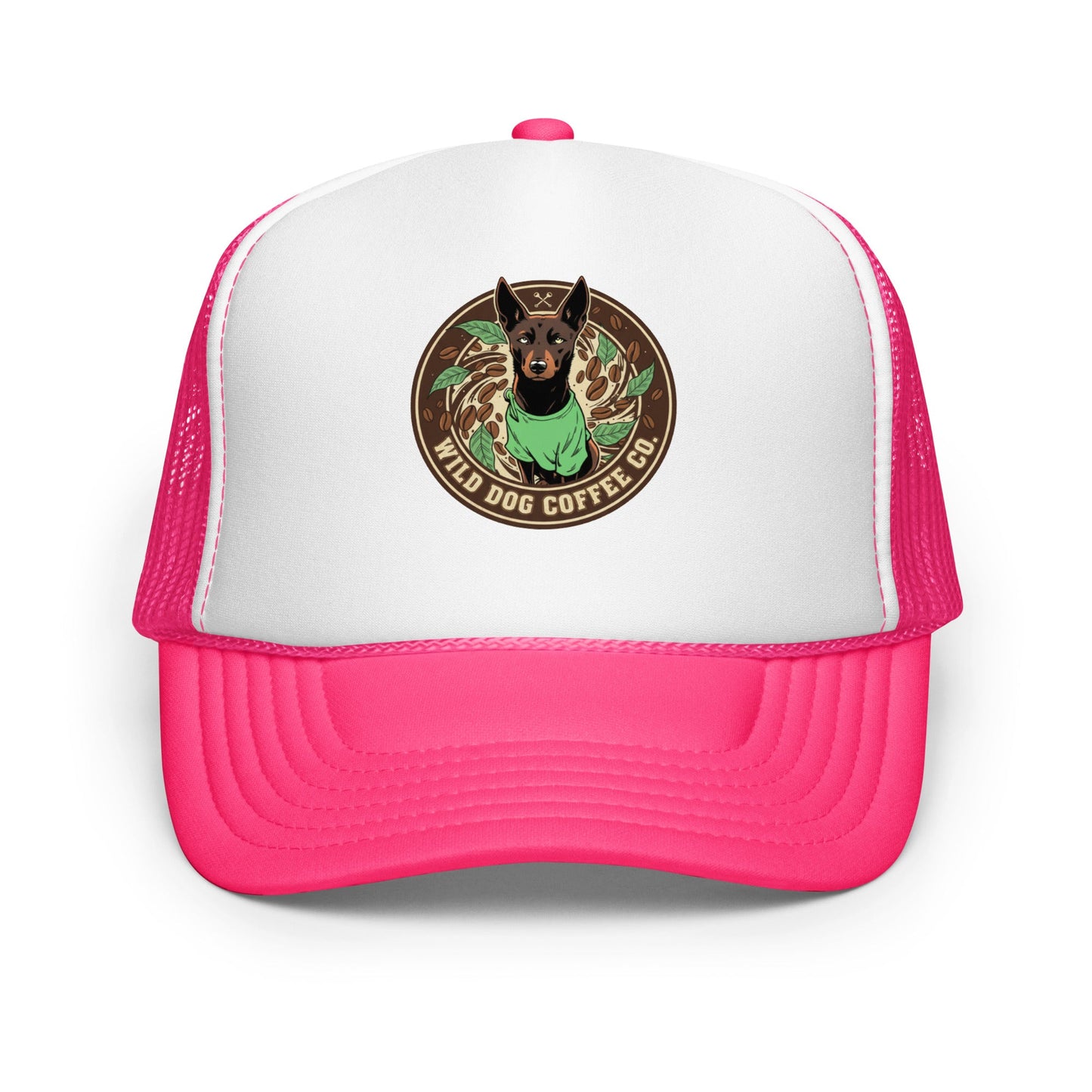 Foam trucker hat – coffee or tea by Wild Dog Coffee Co Foam trucker hat by Wild Dog Coffee Co.