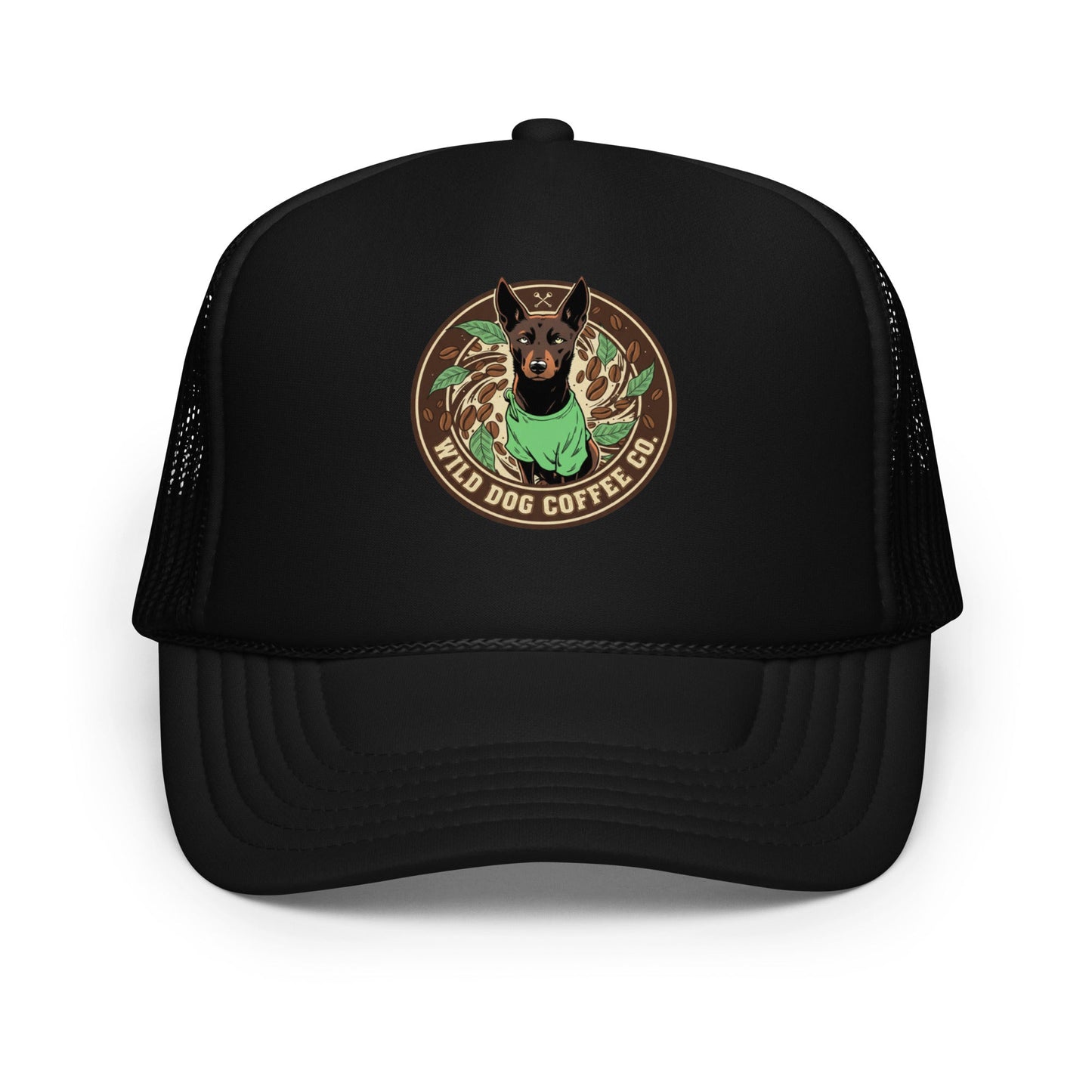Foam trucker hat – coffee or tea by Wild Dog Coffee Co Foam trucker hat by Wild Dog Coffee Co.