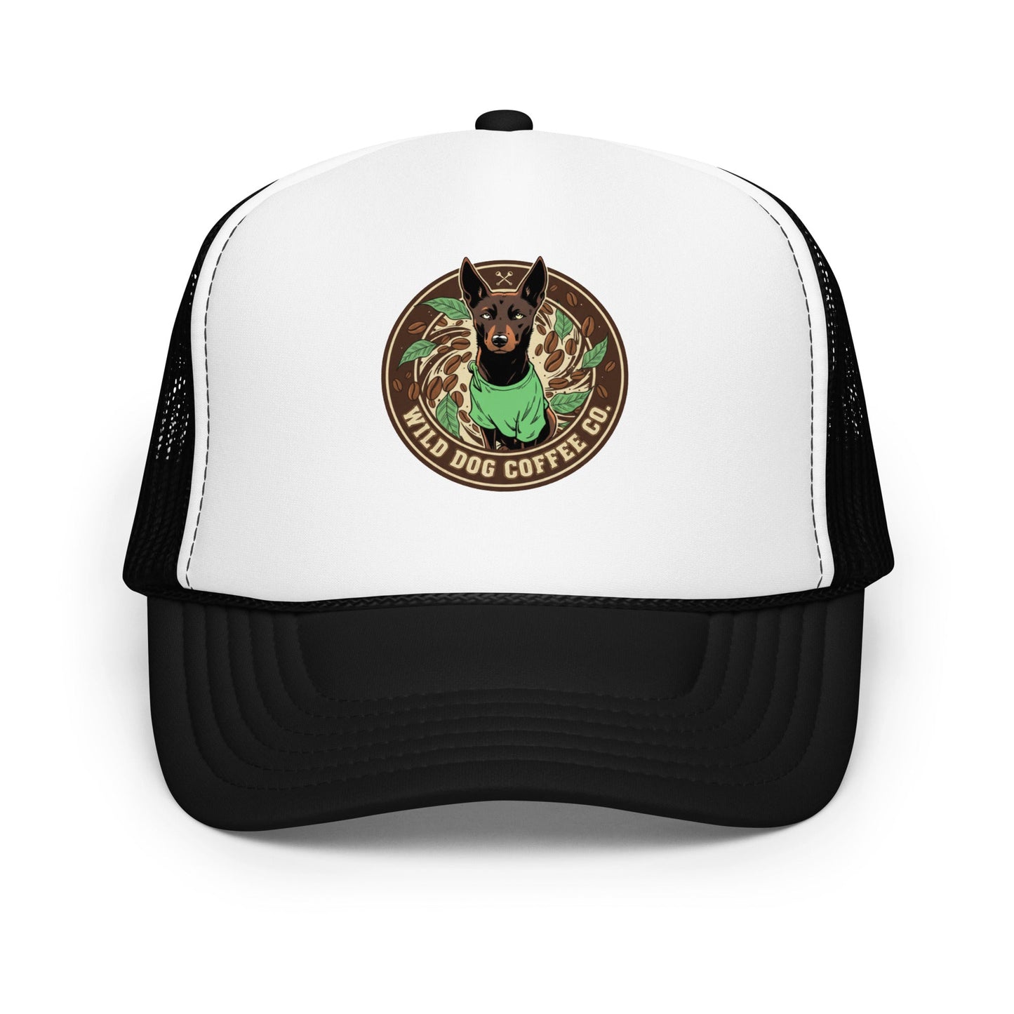 Foam trucker hat – coffee or tea by Wild Dog Coffee Co Foam trucker hat by Wild Dog Coffee Co.