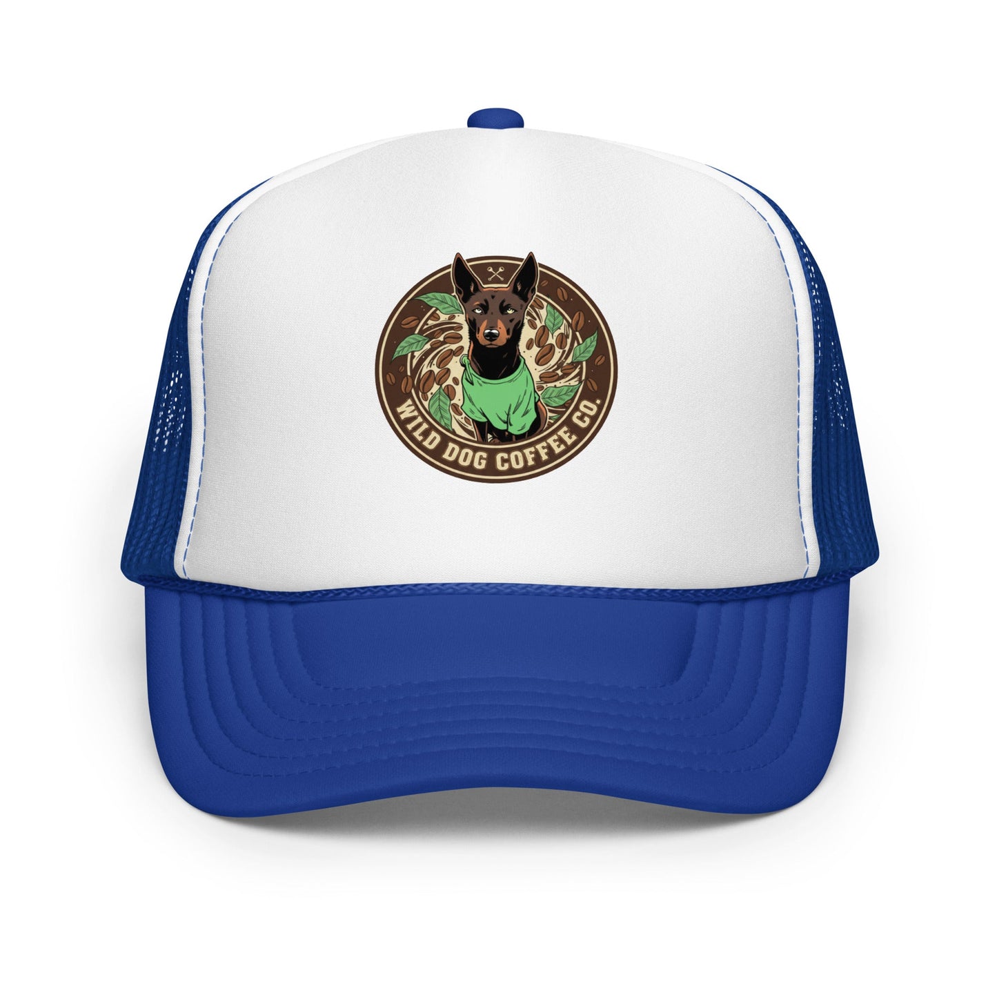 Foam trucker hat – coffee or tea by Wild Dog Coffee Co Foam trucker hat by Wild Dog Coffee Co.