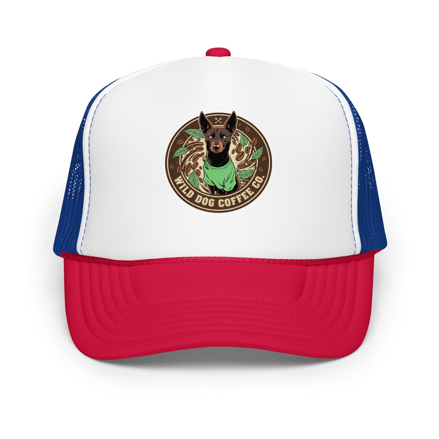 Foam trucker hat – coffee or tea by Wild Dog Coffee Co Foam trucker hat by Wild Dog Coffee Co.