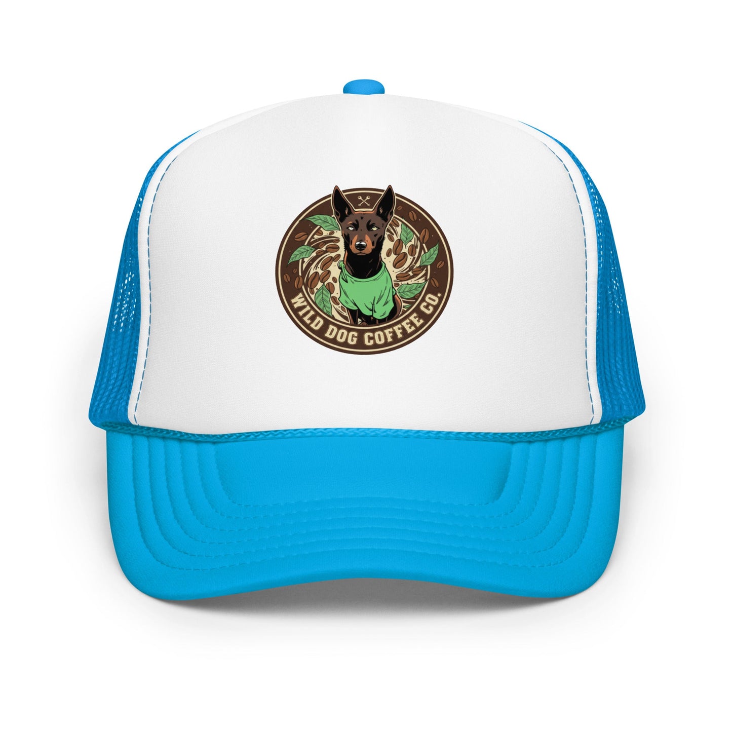 Foam trucker hat – coffee or tea by Wild Dog Coffee Co Foam trucker hat by Wild Dog Coffee Co.