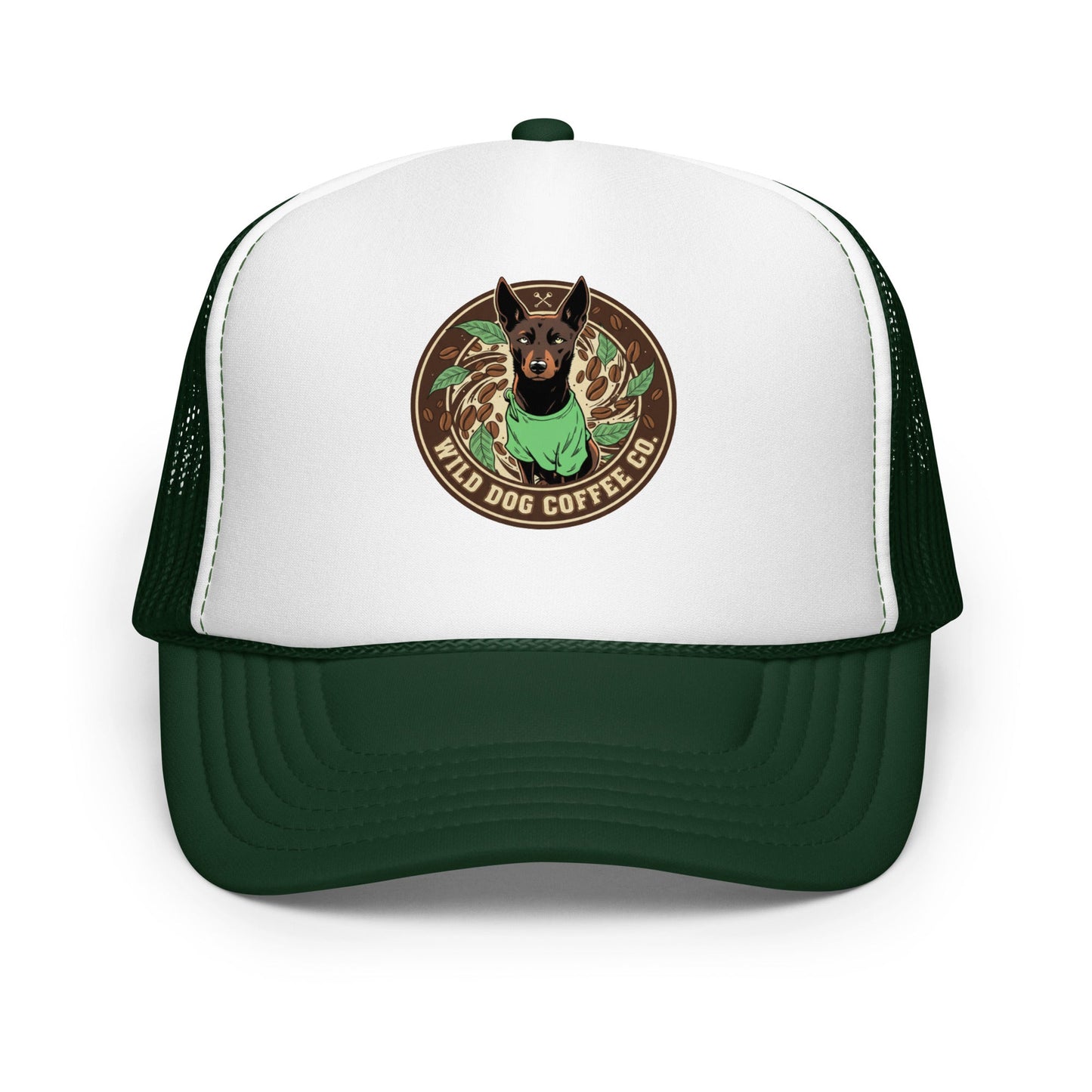 Foam trucker hat – coffee or tea by Wild Dog Coffee Co Foam trucker hat by Wild Dog Coffee Co.
