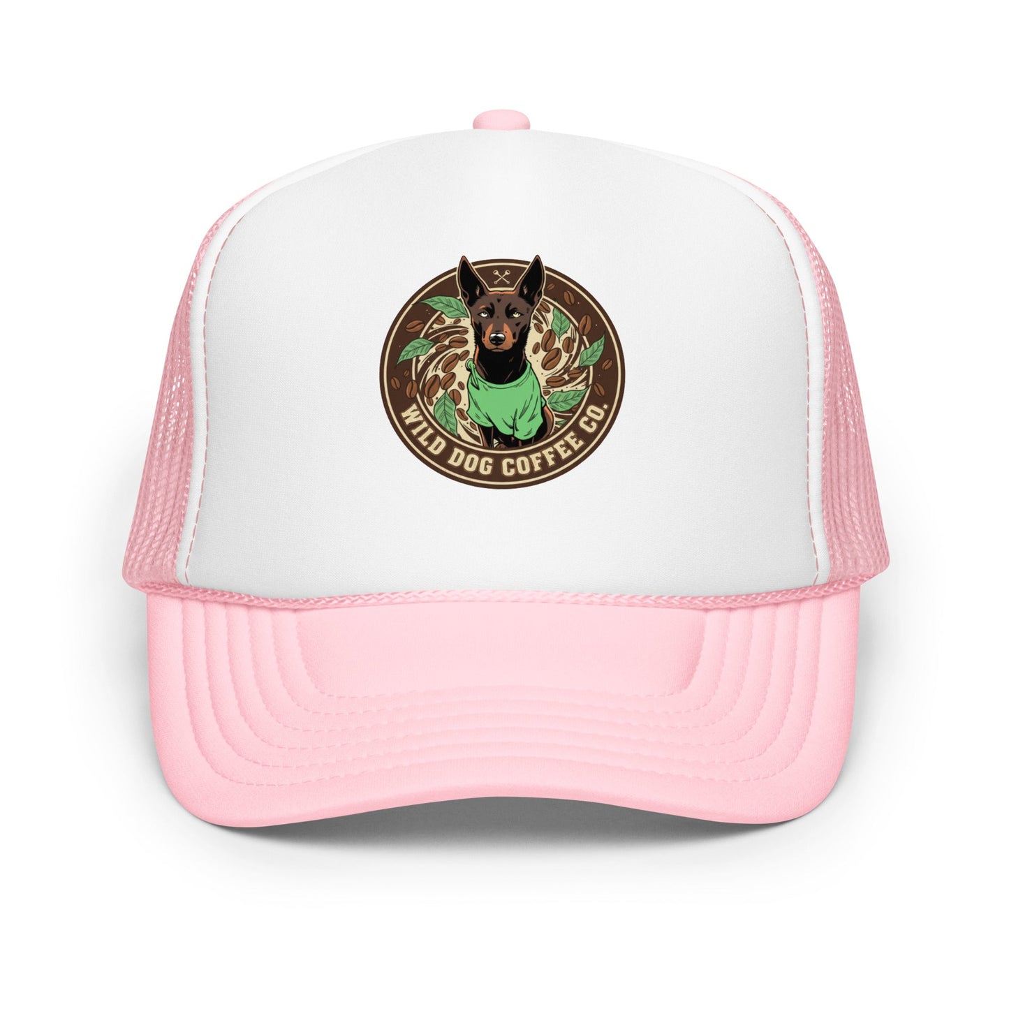 Foam trucker hat – coffee or tea by Wild Dog Coffee Co Foam trucker hat by Wild Dog Coffee Co.