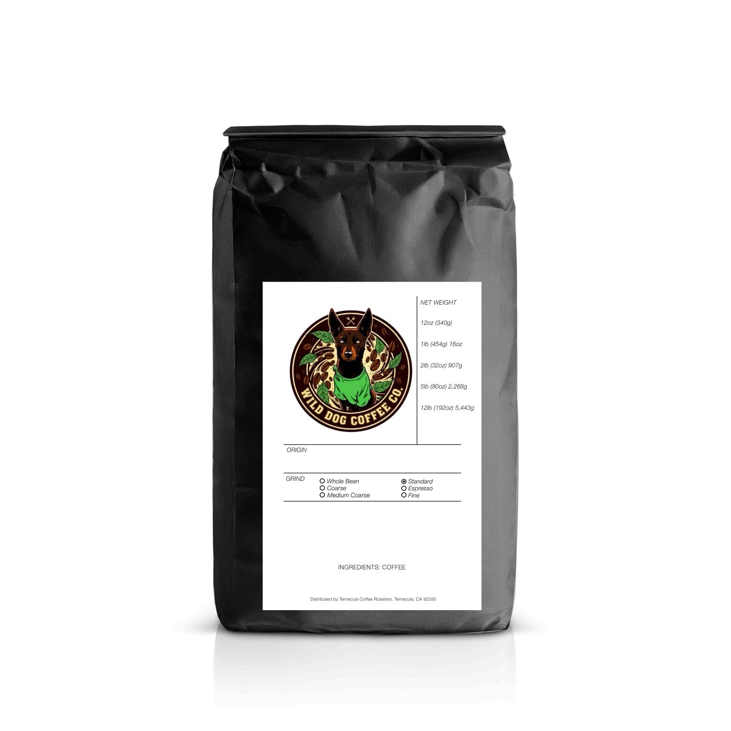 Italian Roast – coffee or tea by Wild Dog Coffee Co Italian Roast by Wild Dog Coffee Co.