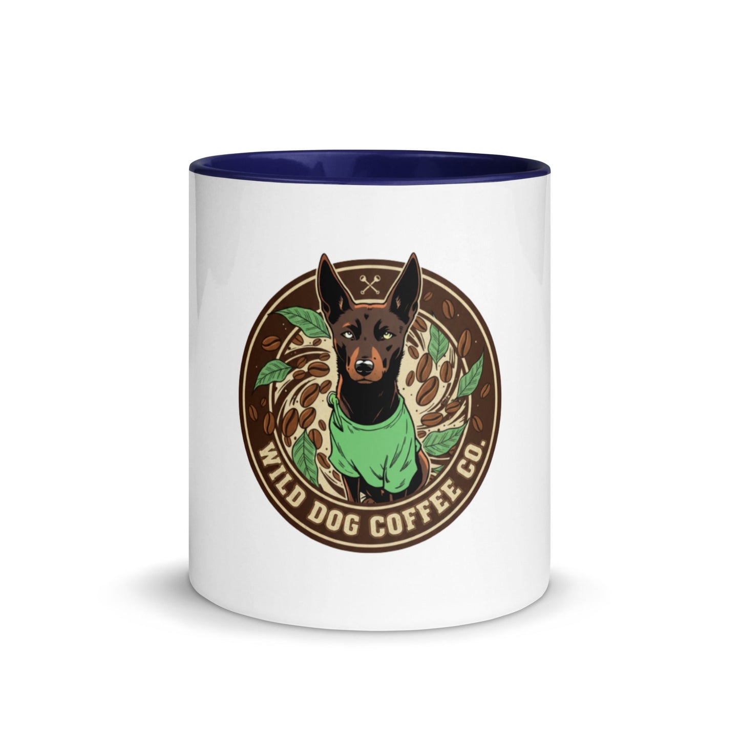 Mug with Color Inside – coffee or tea by Wild Dog Coffee Co Mug with Color Inside by Wild Dog Coffee Co.