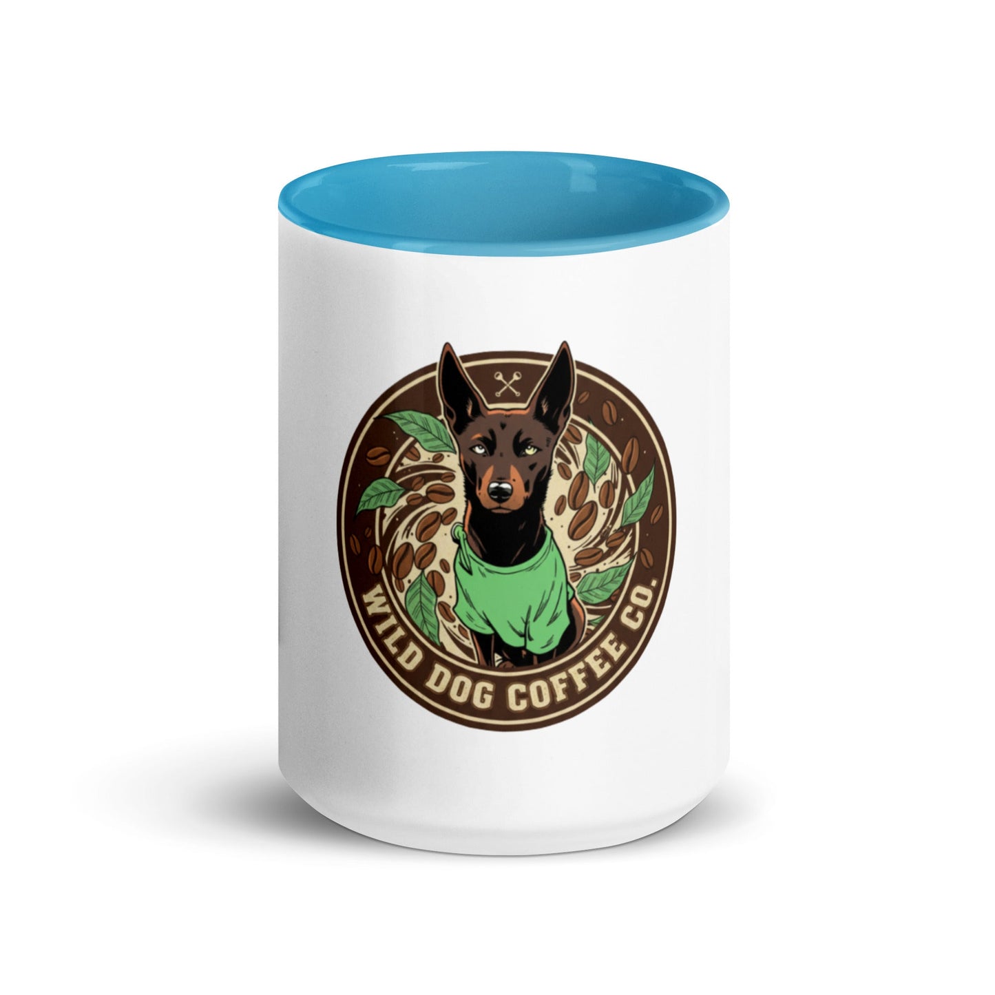Mug with Color Inside – coffee or tea by Wild Dog Coffee Co Mug with Color Inside by Wild Dog Coffee Co.