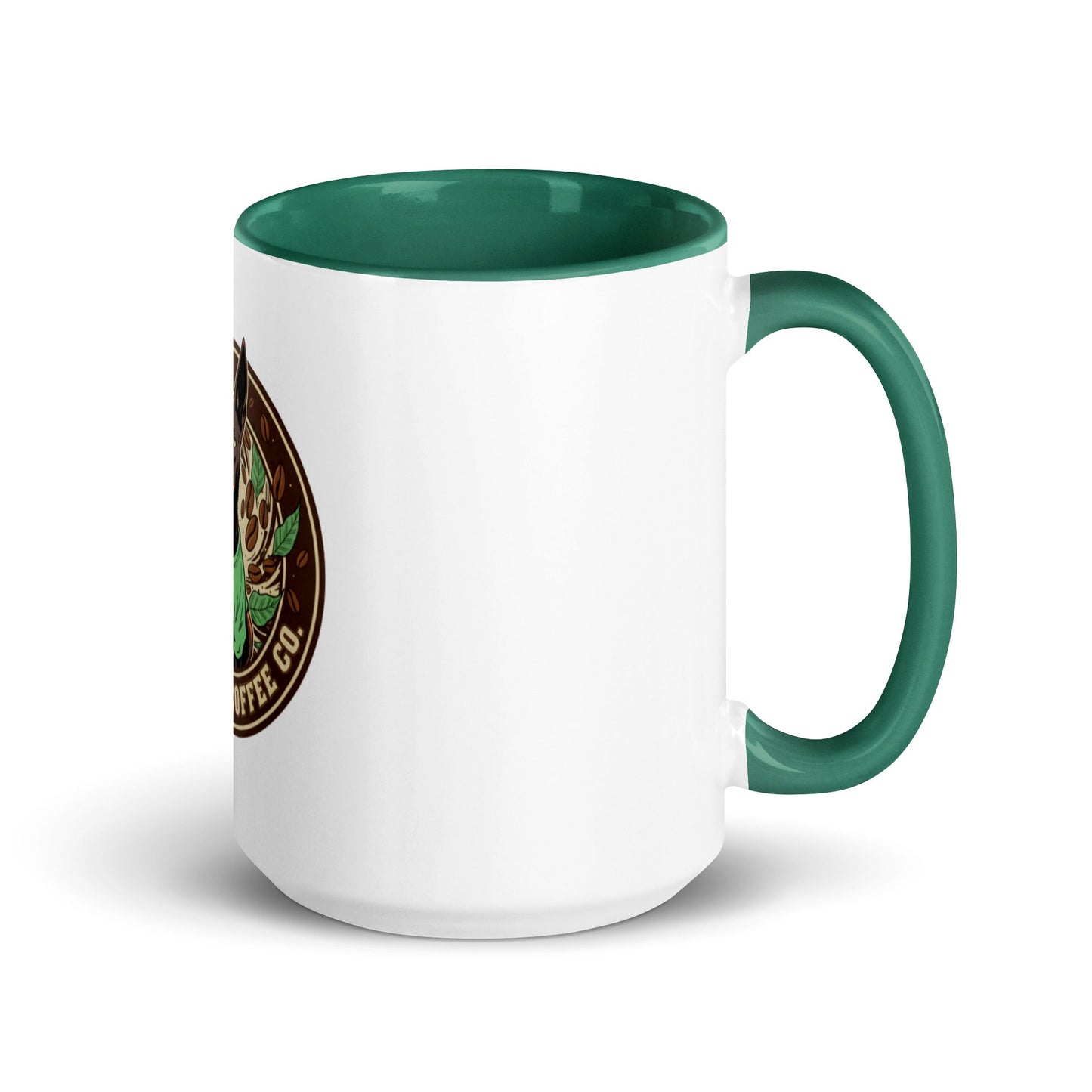 Mug with Color Inside – coffee or tea by Wild Dog Coffee Co Mug with Color Inside by Wild Dog Coffee Co.