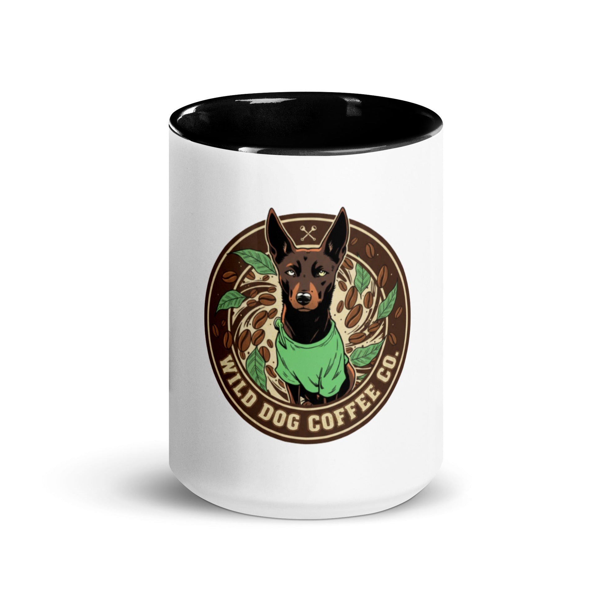 Mug with Color Inside – coffee or tea by Wild Dog Coffee Co Mug with Color Inside by Wild Dog Coffee Co.