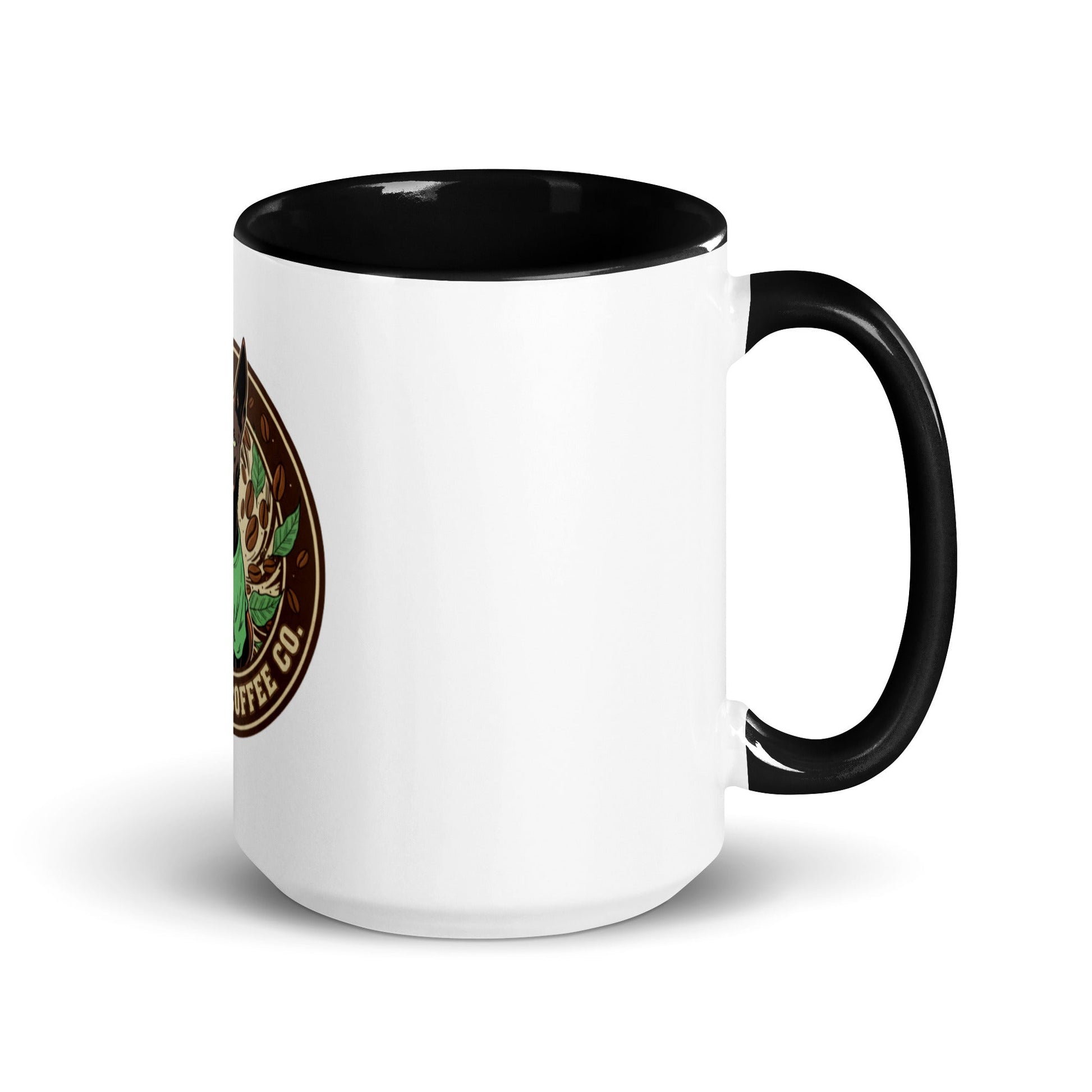 Mug with Color Inside – coffee or tea by Wild Dog Coffee Co Mug with Color Inside by Wild Dog Coffee Co.