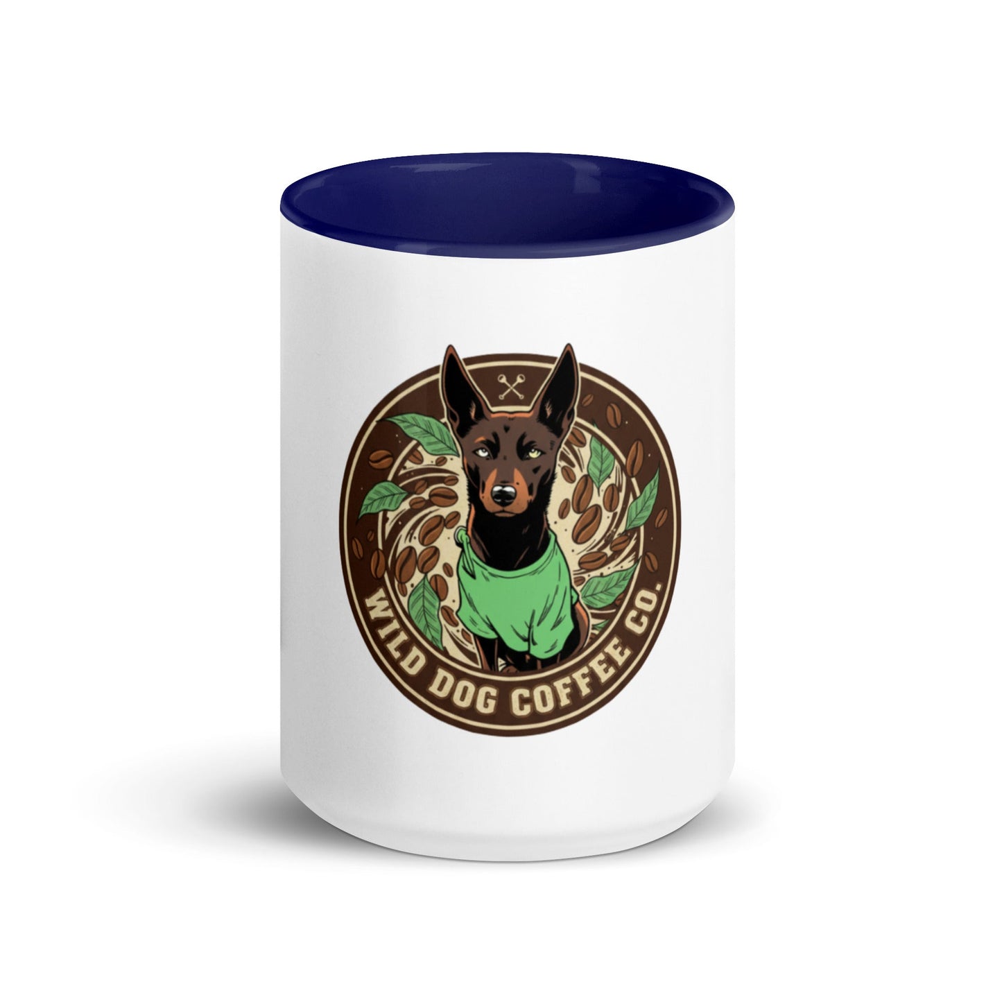 Mug with Color Inside – coffee or tea by Wild Dog Coffee Co Mug with Color Inside by Wild Dog Coffee Co.