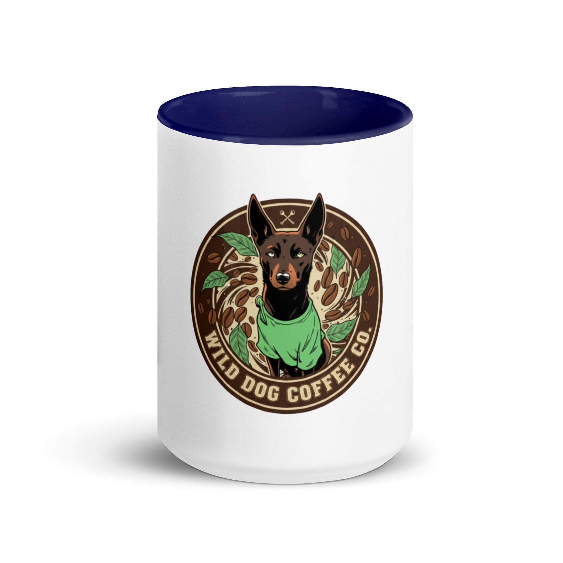 Mug with Color Inside – coffee or tea by Wild Dog Coffee Co Mug with Color Inside by Wild Dog Coffee Co.