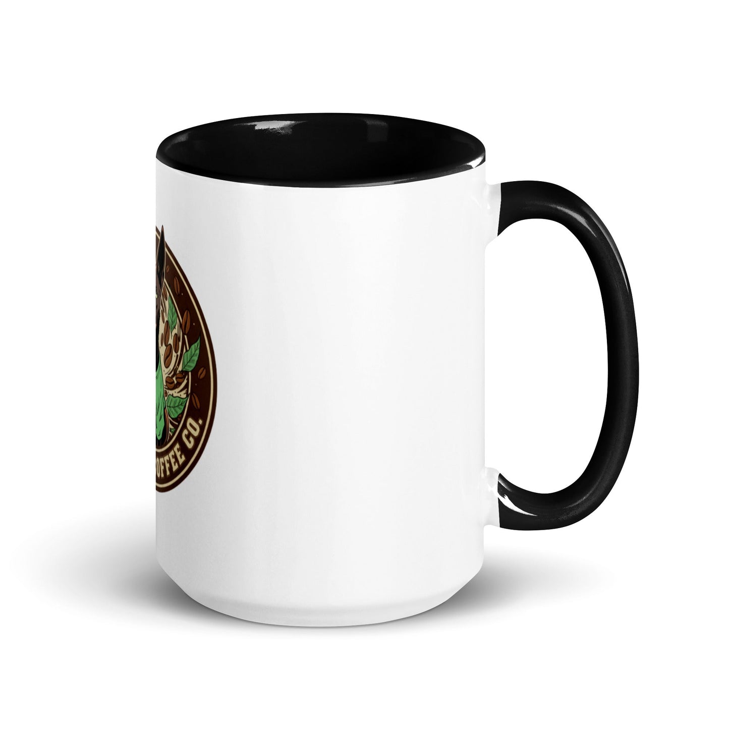 Mug with Color Inside – coffee or tea by Wild Dog Coffee Co Mug with Color Inside by Wild Dog Coffee Co.
