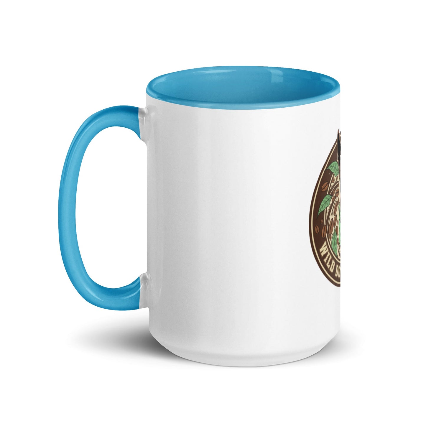 Mug with Color Inside – coffee or tea by Wild Dog Coffee Co Mug with Color Inside by Wild Dog Coffee Co.