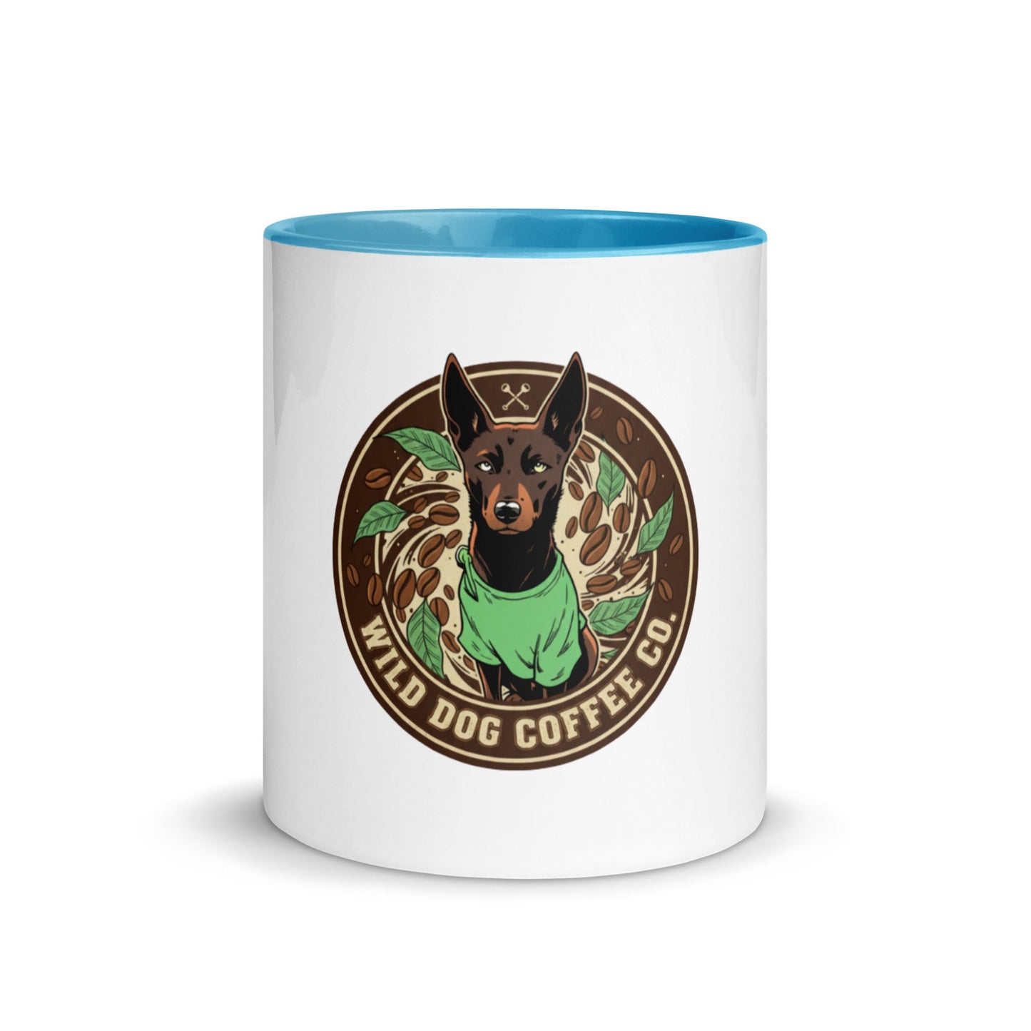 Mug with Color Inside – coffee or tea by Wild Dog Coffee Co Mug with Color Inside by Wild Dog Coffee Co.