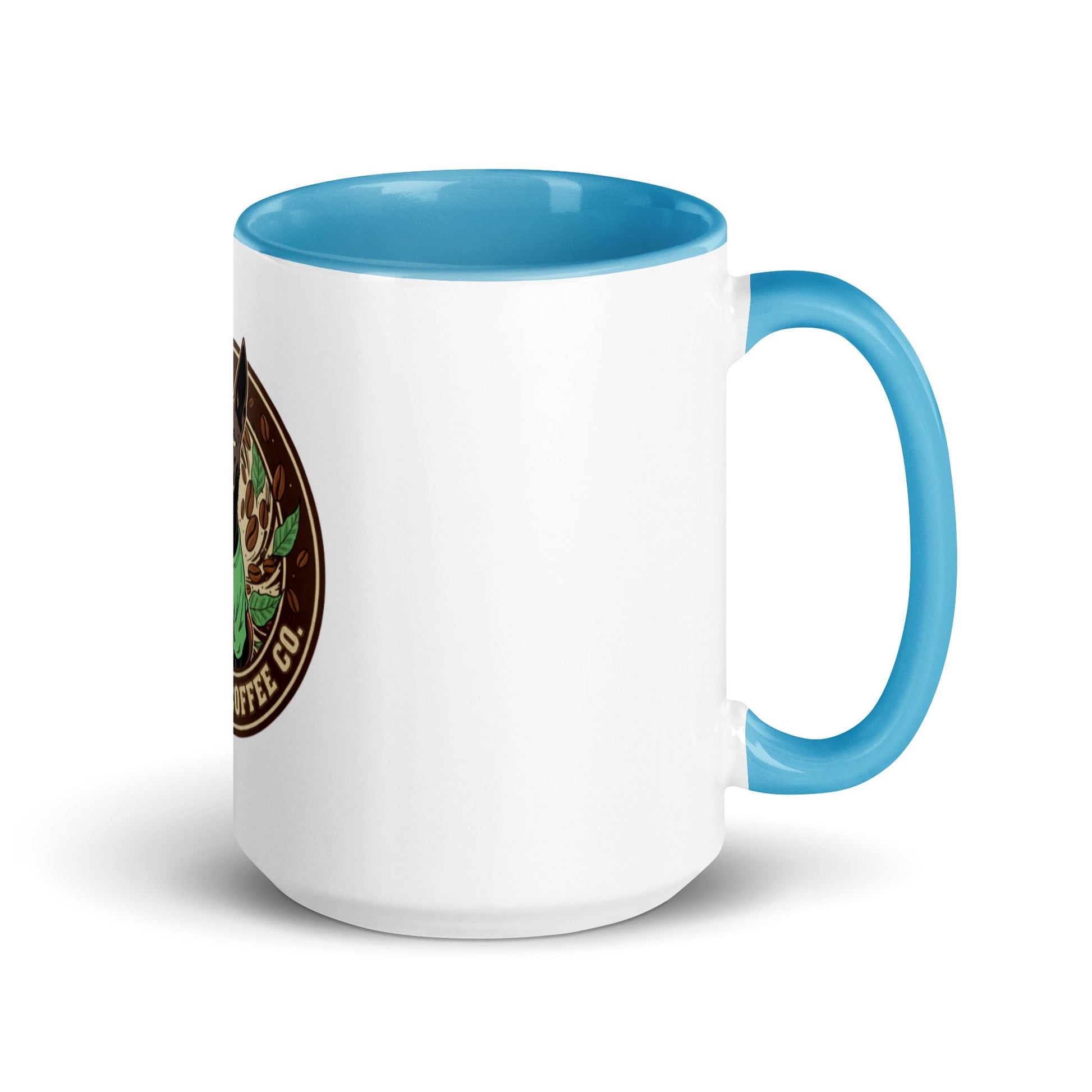 Mug with Color Inside – coffee or tea by Wild Dog Coffee Co Mug with Color Inside by Wild Dog Coffee Co.
