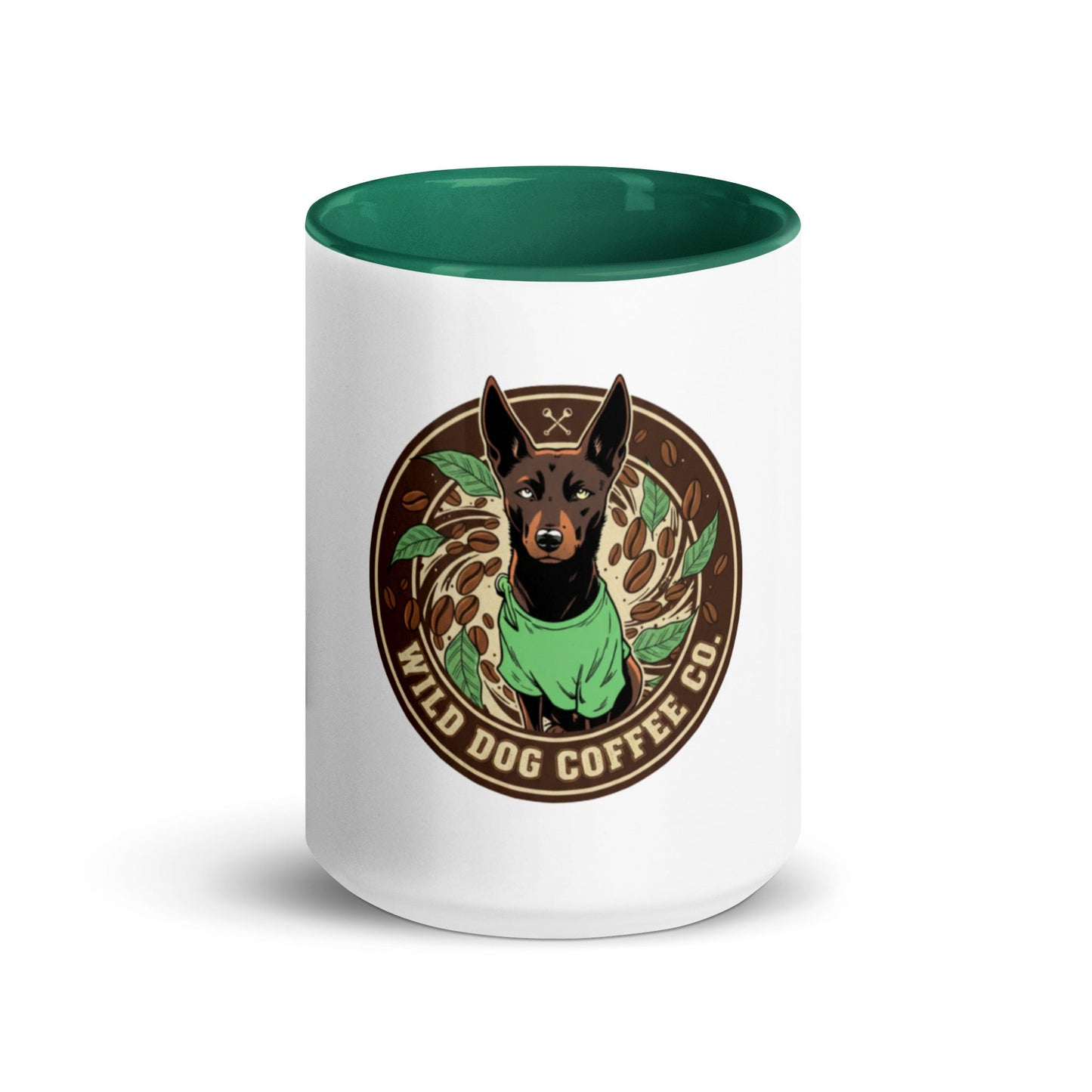 Mug with Color Inside – coffee or tea by Wild Dog Coffee Co Mug with Color Inside by Wild Dog Coffee Co.