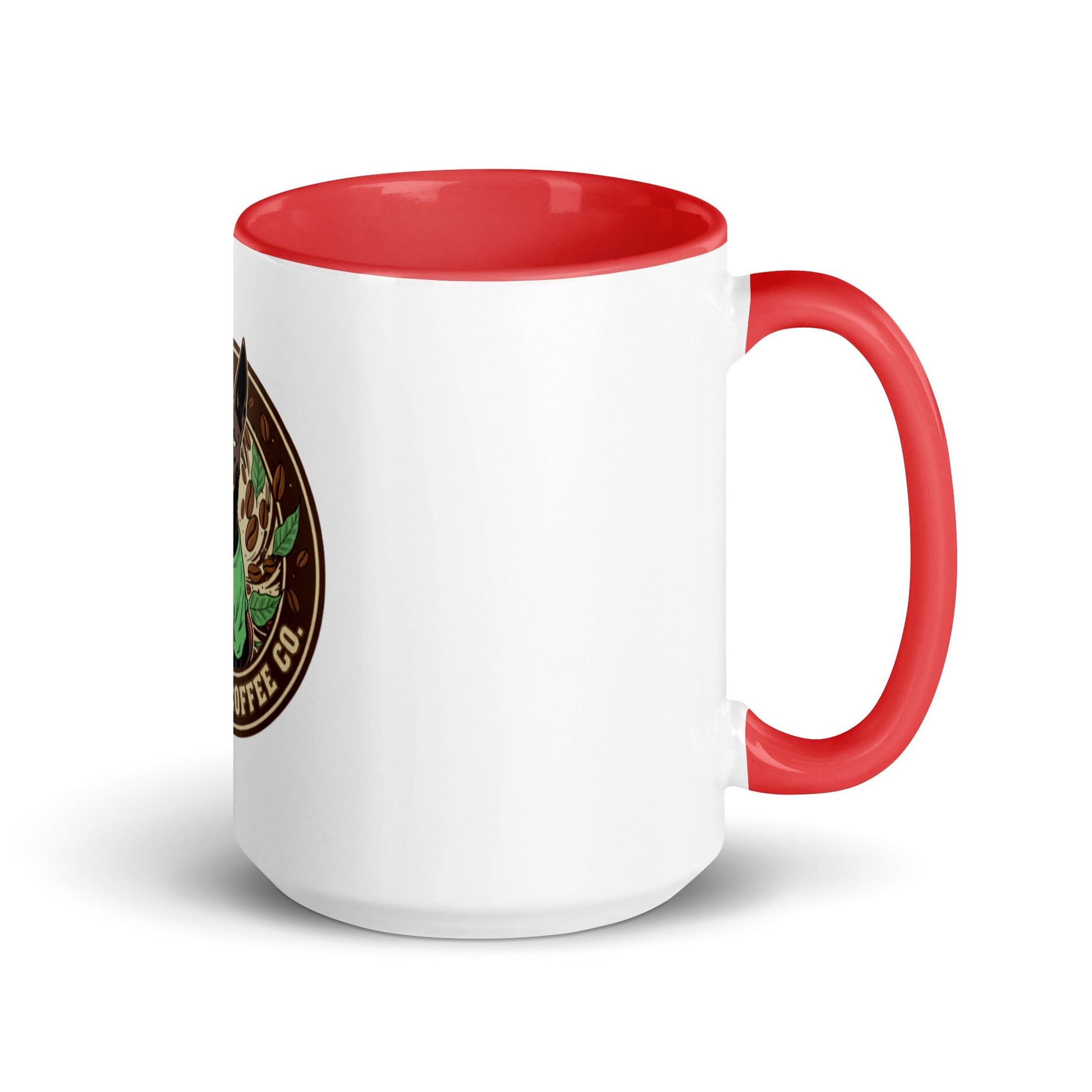 Mug with Color Inside – coffee or tea by Wild Dog Coffee Co Mug with Color Inside by Wild Dog Coffee Co.