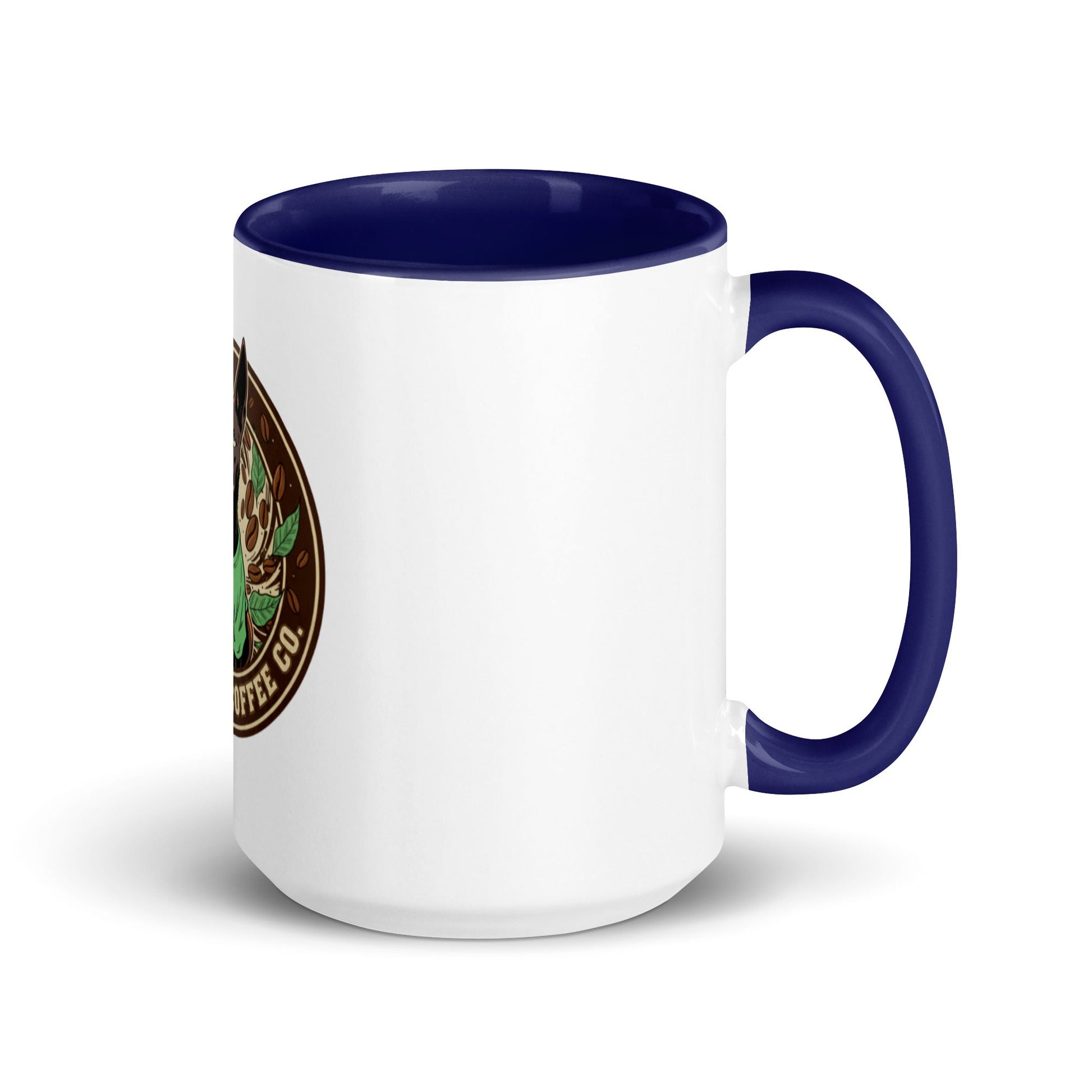 Mug with Color Inside – coffee or tea by Wild Dog Coffee Co Mug with Color Inside by Wild Dog Coffee Co.
