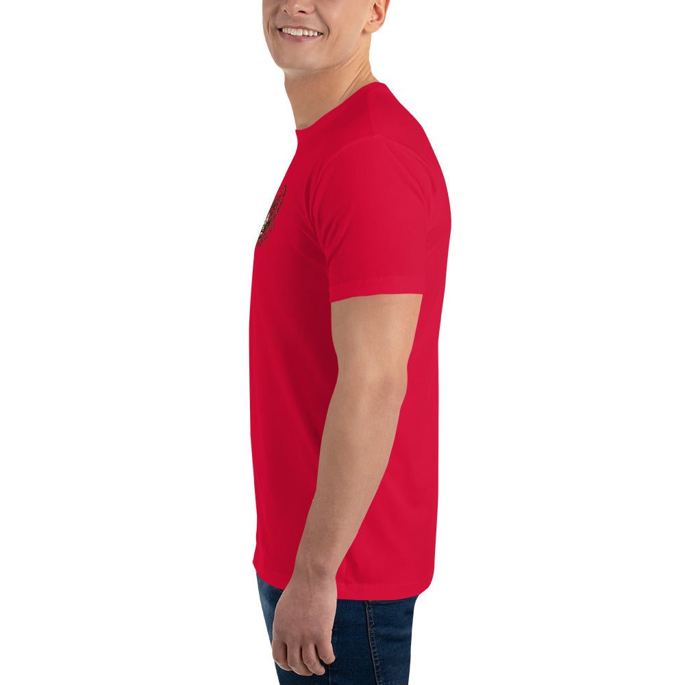 Short Sleeve T-shirt – coffee or tea by Wild Dog Coffee Co Short Sleeve T-shirt by Wild Dog Coffee Co.