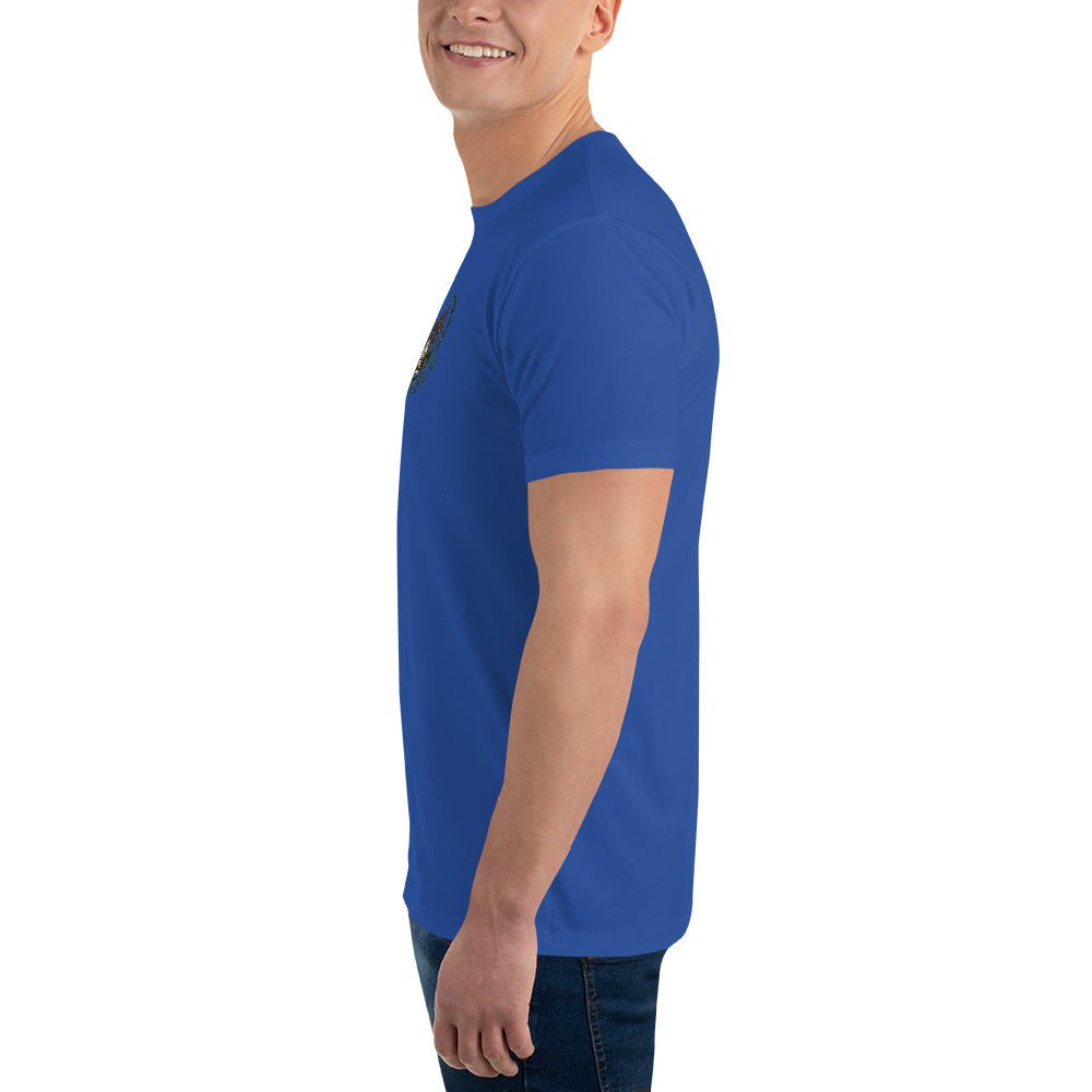 Short Sleeve T-shirt – coffee or tea by Wild Dog Coffee Co Short Sleeve T-shirt by Wild Dog Coffee Co.