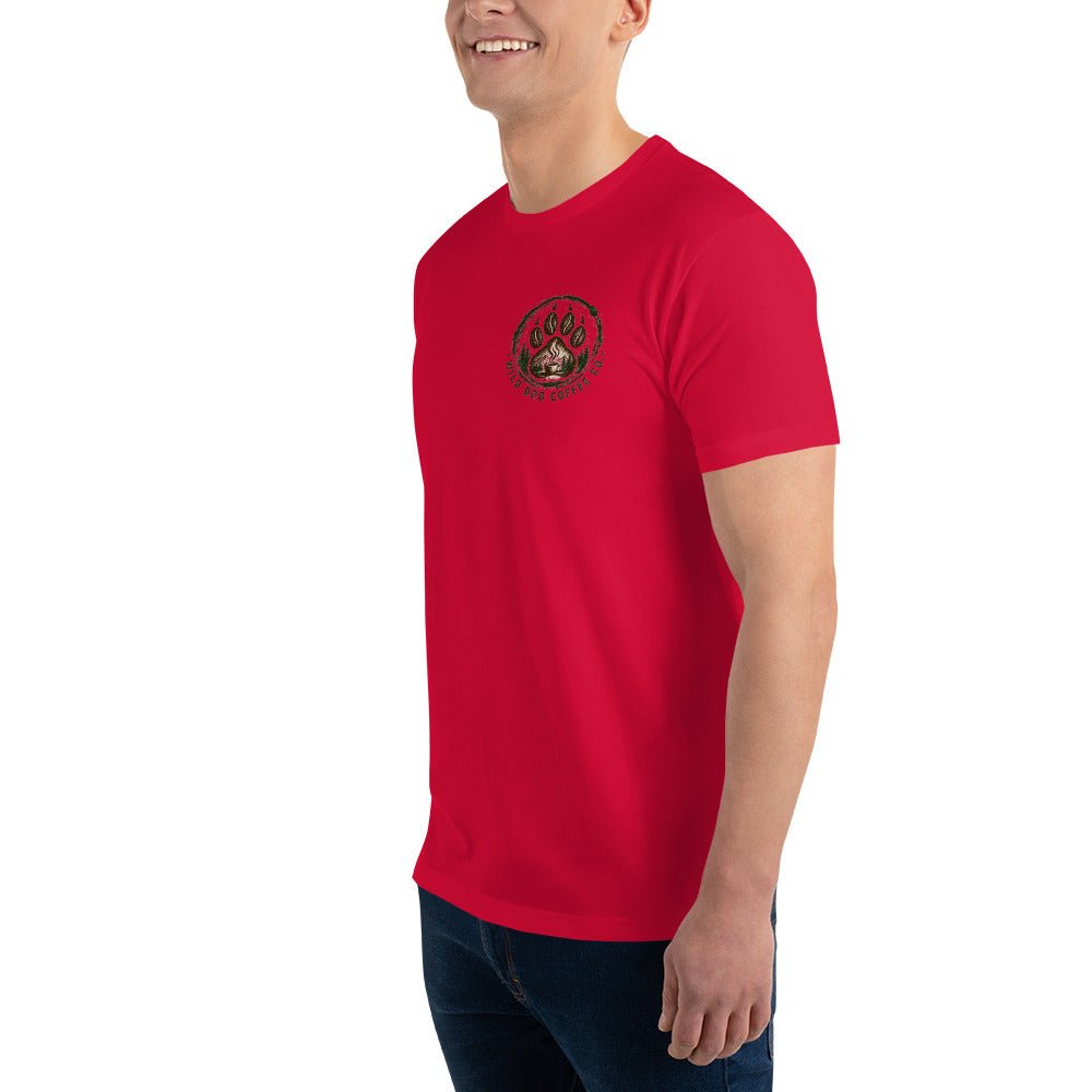 Short Sleeve T-shirt – coffee or tea by Wild Dog Coffee Co Short Sleeve T-shirt by Wild Dog Coffee Co.