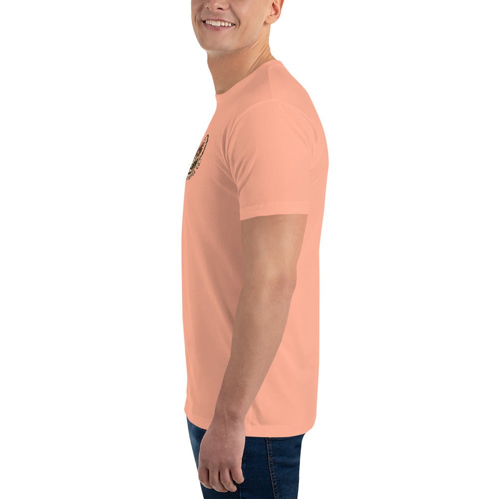 Short Sleeve T-shirt – coffee or tea by Wild Dog Coffee Co Short Sleeve T-shirt by Wild Dog Coffee Co.