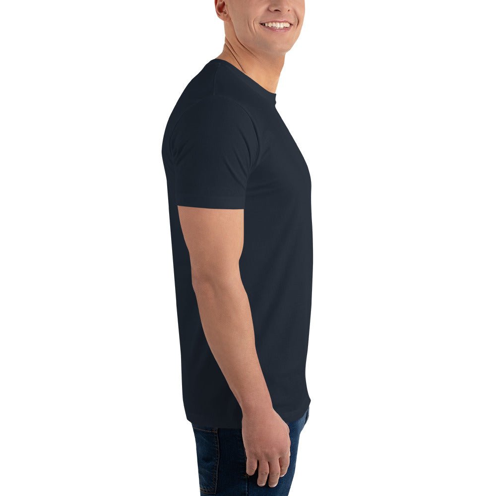 Short Sleeve T-shirt – coffee or tea by Wild Dog Coffee Co Short Sleeve T-shirt by Wild Dog Coffee Co.