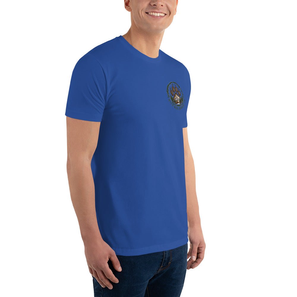 Short Sleeve T-shirt – coffee or tea by Wild Dog Coffee Co Short Sleeve T-shirt by Wild Dog Coffee Co.