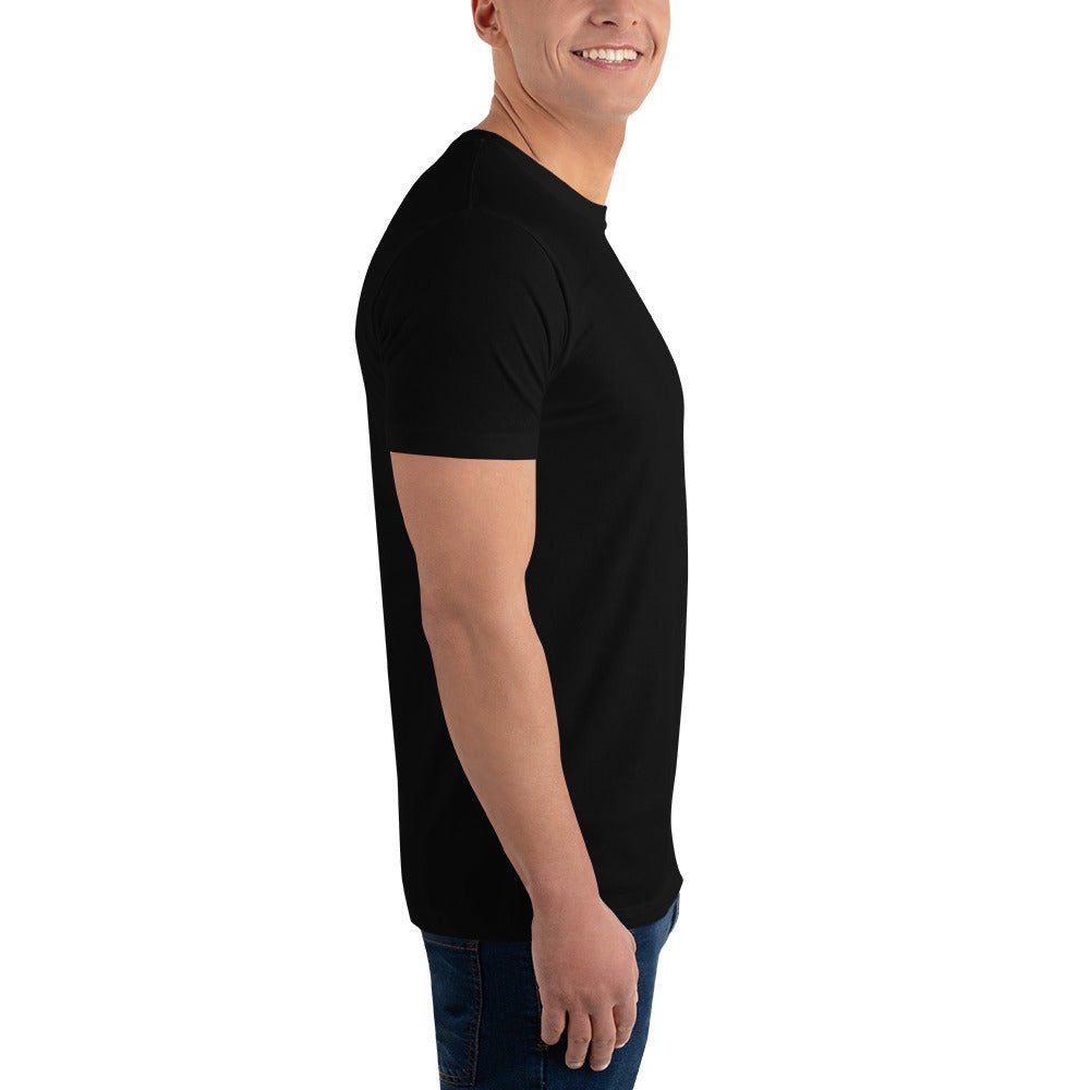 Short Sleeve T-shirt – coffee or tea by Wild Dog Coffee Co Short Sleeve T-shirt by Wild Dog Coffee Co.