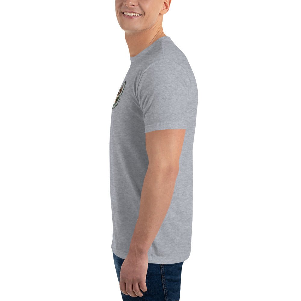 Short Sleeve T-shirt – coffee or tea by Wild Dog Coffee Co Short Sleeve T-shirt by Wild Dog Coffee Co.