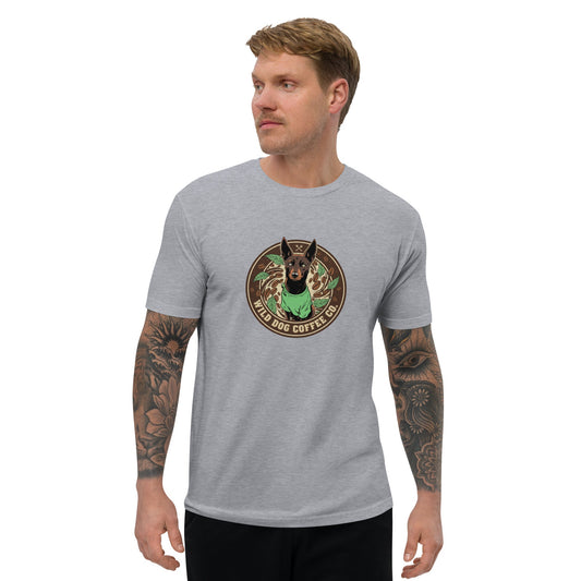 Short Sleeve T-shirt – coffee or tea by Wild Dog Coffee Co Short Sleeve T-shirt by Wild Dog Coffee Co.