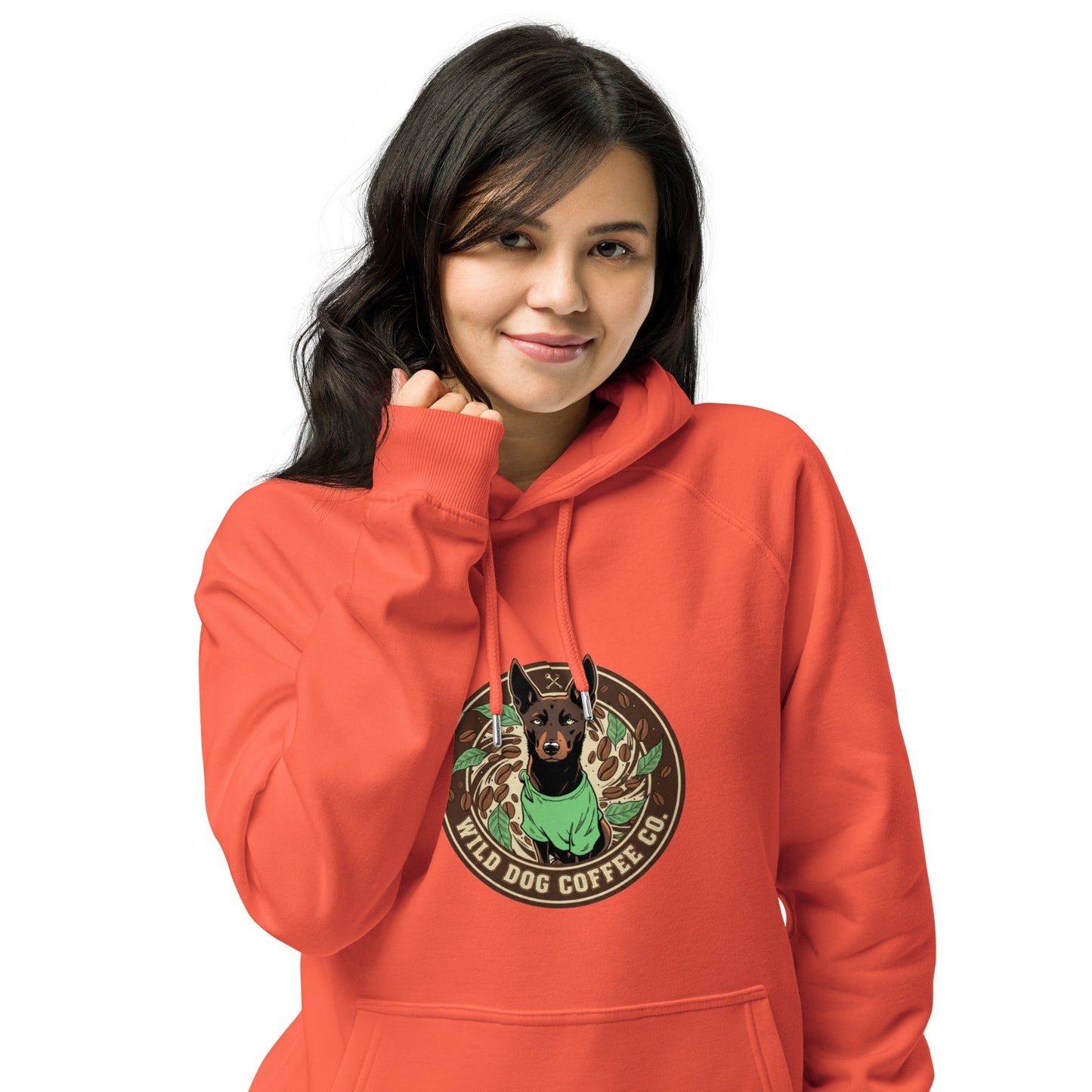 Unisex eco raglan hoodie – coffee or tea by Wild Dog Coffee Co Unisex eco raglan hoodie by Wild Dog Coffee Co.