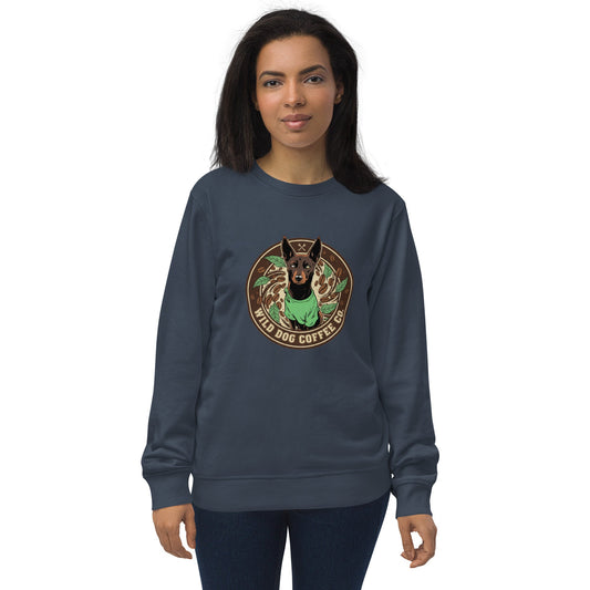 Unisex organic sweatshirt – coffee or tea by Wild Dog Coffee Co Unisex organic sweatshirt by Wild Dog Coffee Co.