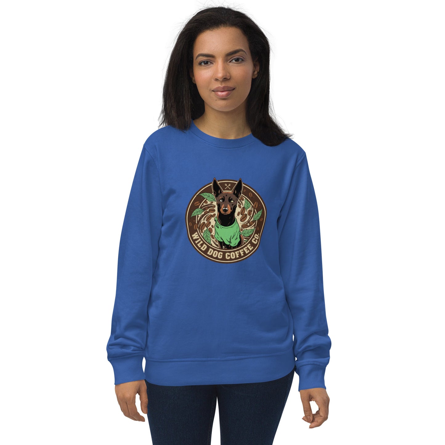 Unisex organic sweatshirt – coffee or tea by Wild Dog Coffee Co Unisex organic sweatshirt by Wild Dog Coffee Co.