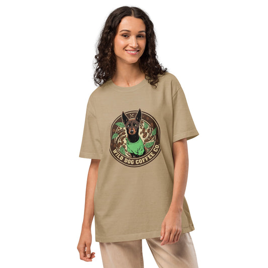Unisex oversized t-shirt – coffee or tea by Wild Dog Coffee Co Unisex oversized t-shirt by Wild Dog Coffee Co.