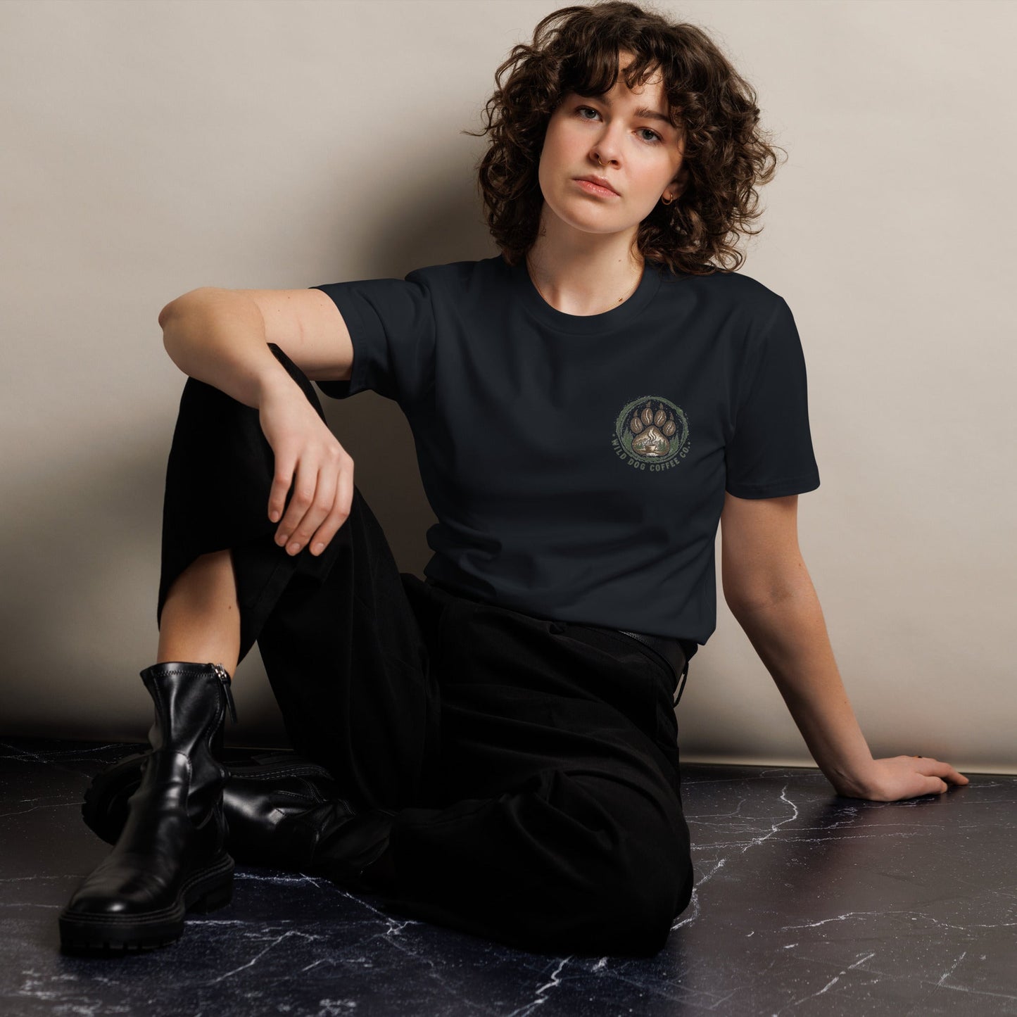 Unisex premium t-shirt – coffee or tea by Wild Dog Coffee Co Unisex premium t-shirt by Wild Dog Coffee Co.
