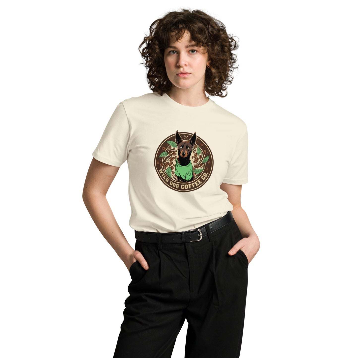 Unisex premium t-shirt – coffee or tea by Wild Dog Coffee Co Unisex premium t-shirt by Wild Dog Coffee Co.
