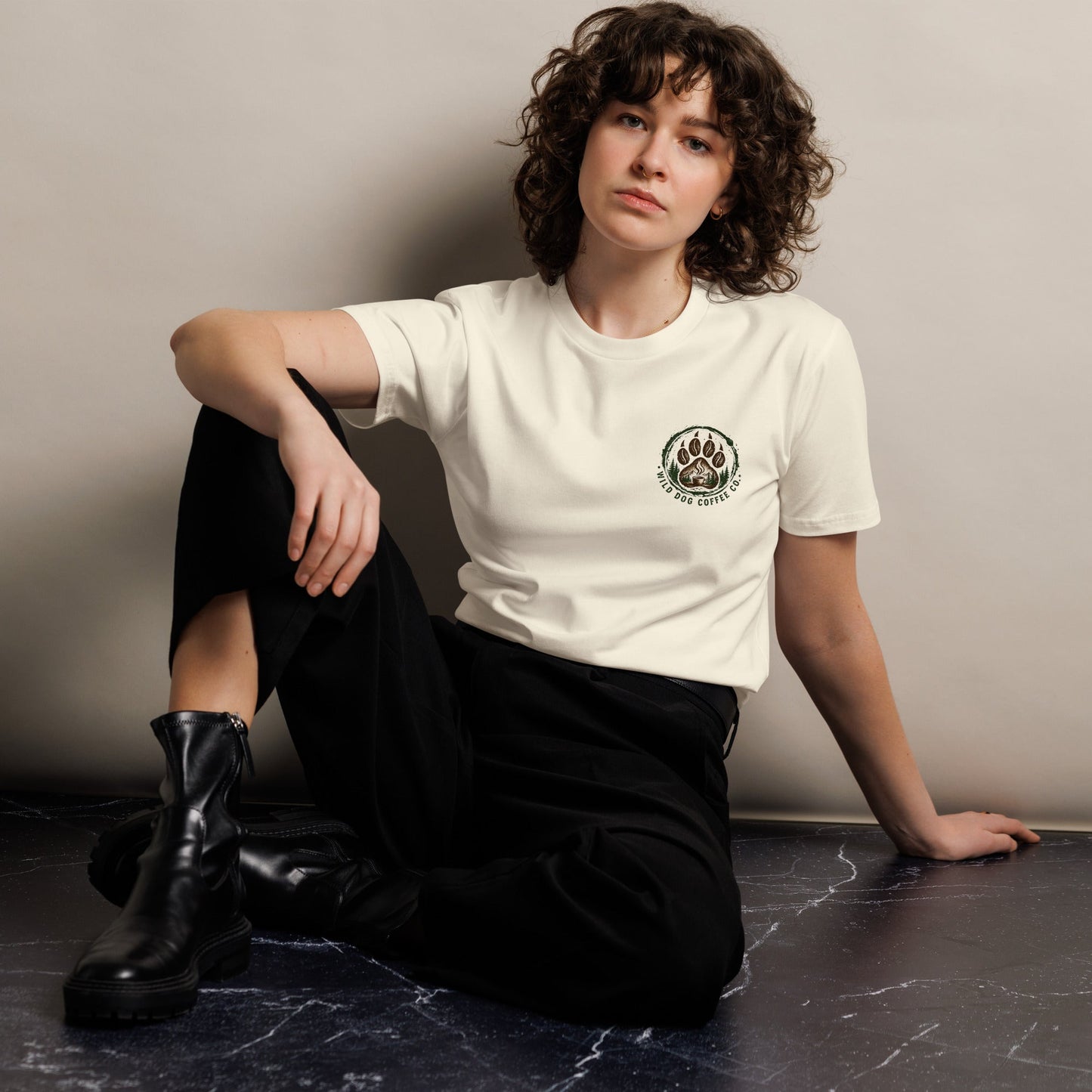 Unisex premium t-shirt – coffee or tea by Wild Dog Coffee Co Unisex premium t-shirt by Wild Dog Coffee Co.
