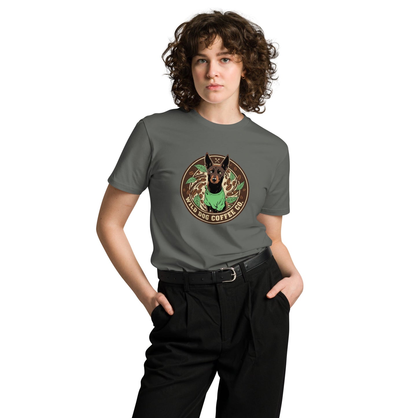 Unisex premium t-shirt – coffee or tea by Wild Dog Coffee Co Unisex premium t-shirt by Wild Dog Coffee Co.