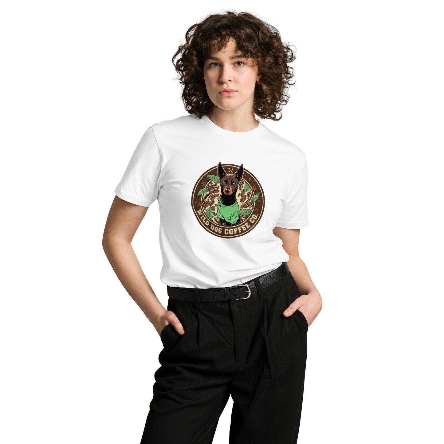 Unisex premium t-shirt – coffee or tea by Wild Dog Coffee Co Unisex premium t-shirt by Wild Dog Coffee Co.