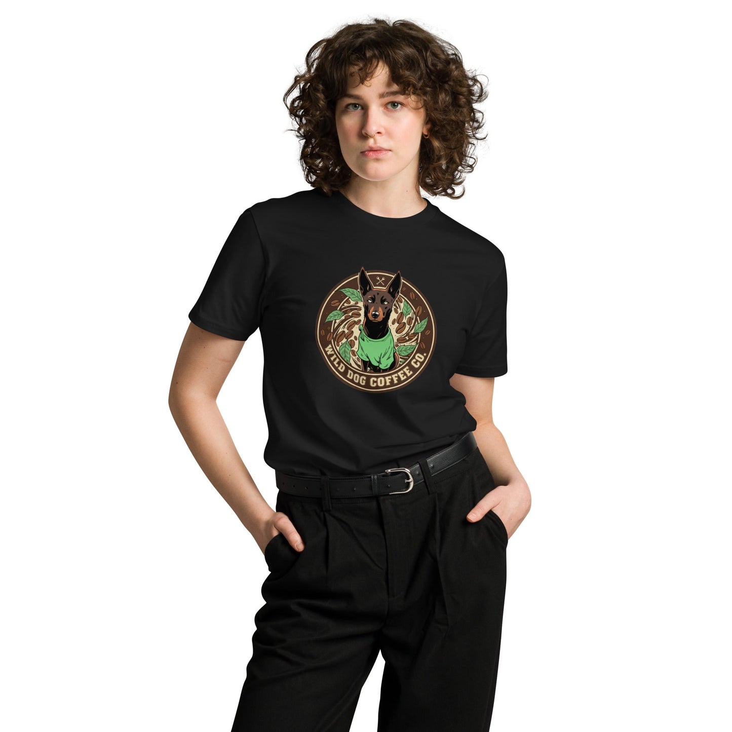 Unisex premium t-shirt – coffee or tea by Wild Dog Coffee Co Unisex premium t-shirt by Wild Dog Coffee Co.