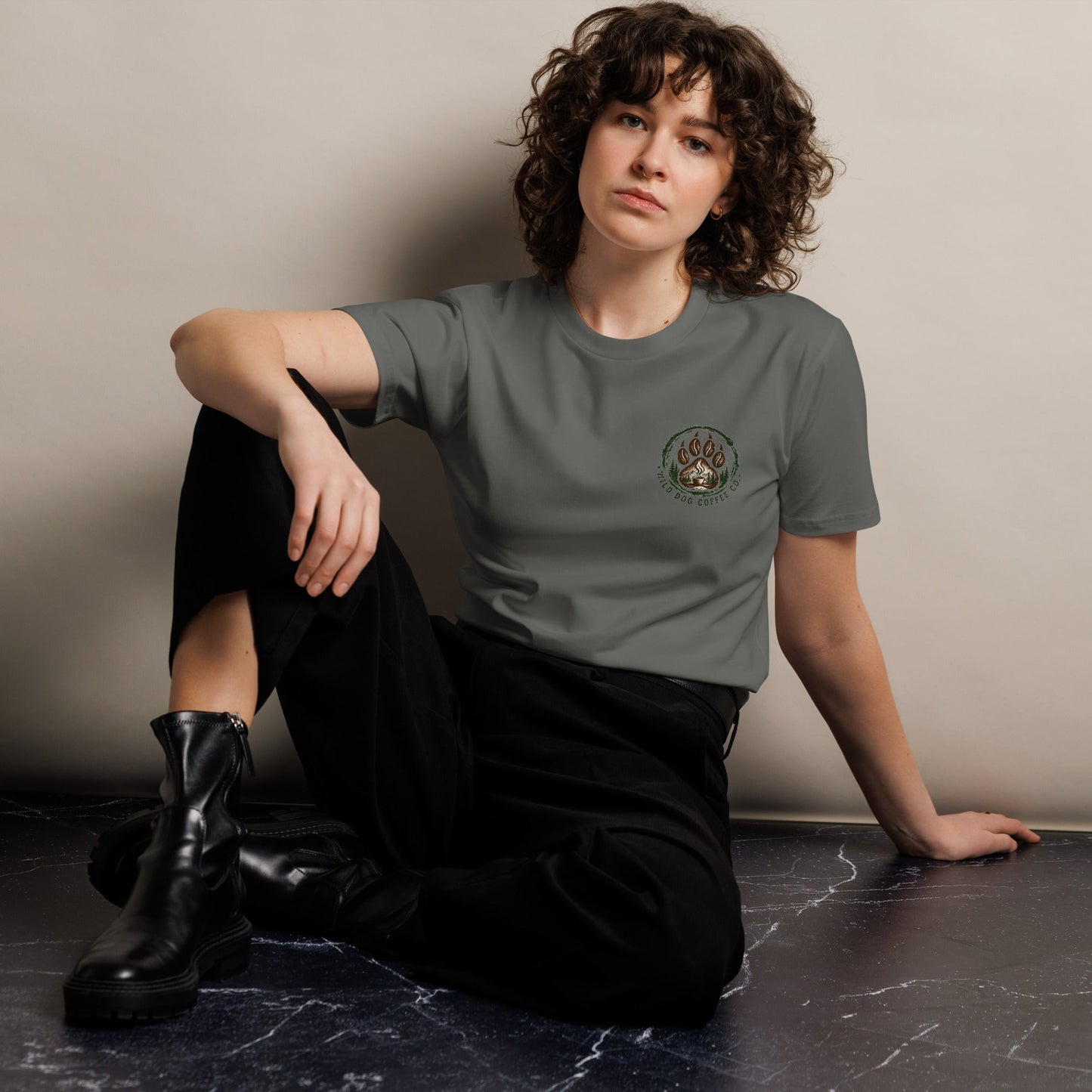 Unisex premium t-shirt – coffee or tea by Wild Dog Coffee Co Unisex premium t-shirt by Wild Dog Coffee Co.