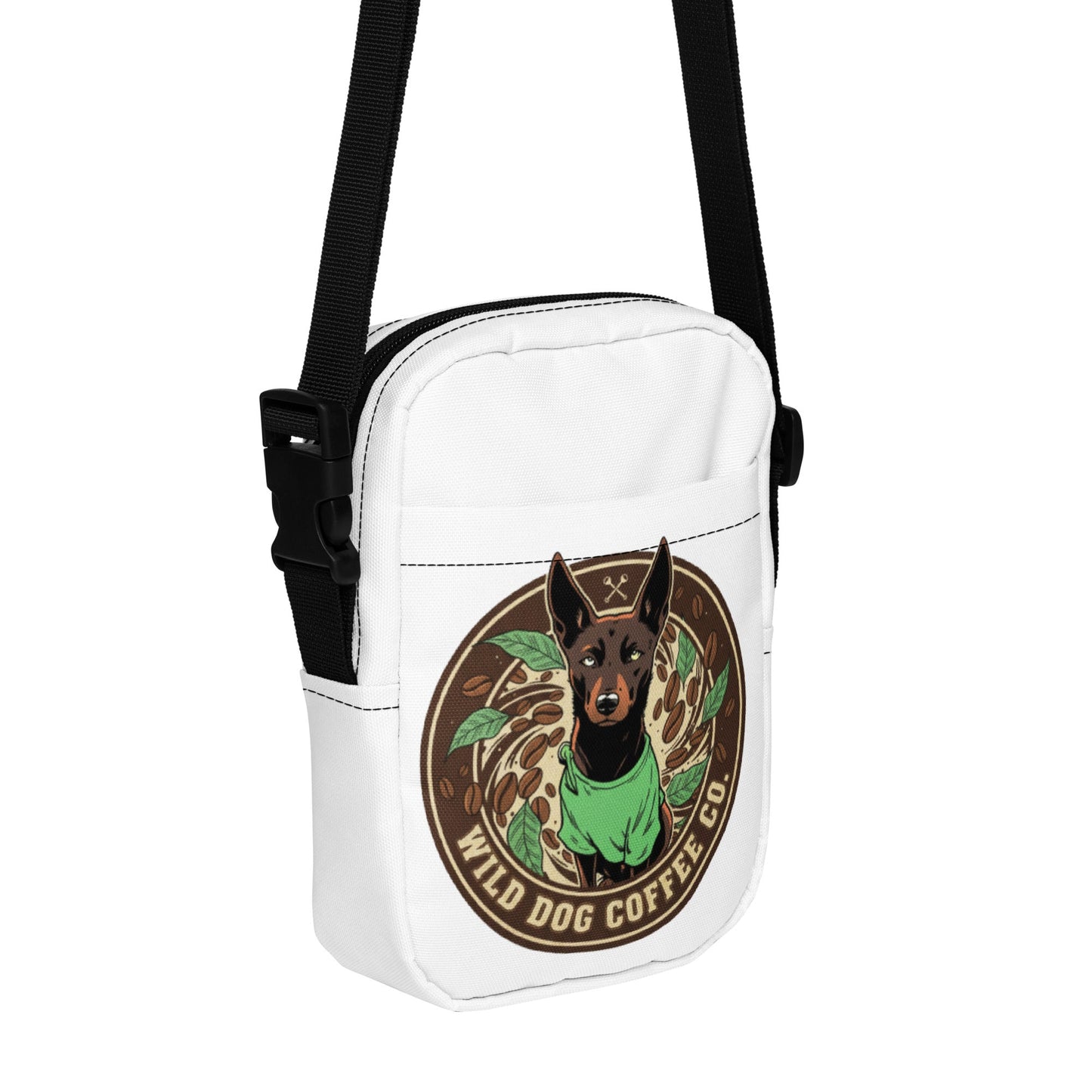 Utility crossbody bag – coffee or tea by Wild Dog Coffee Co Utility crossbody bag by Wild Dog Coffee Co.